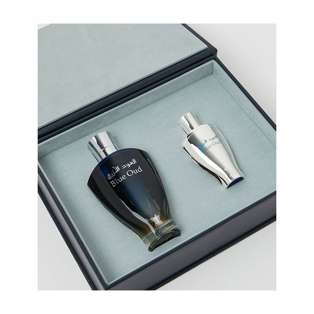 Premium Blue Oud Perfume Set - 100ml EDP Spray + 24ml Oil Roll-On | Long-Lasting Luxury Fragrance for Men & Women | Perfect for Date Nights, Special Occasions & Daily Wear