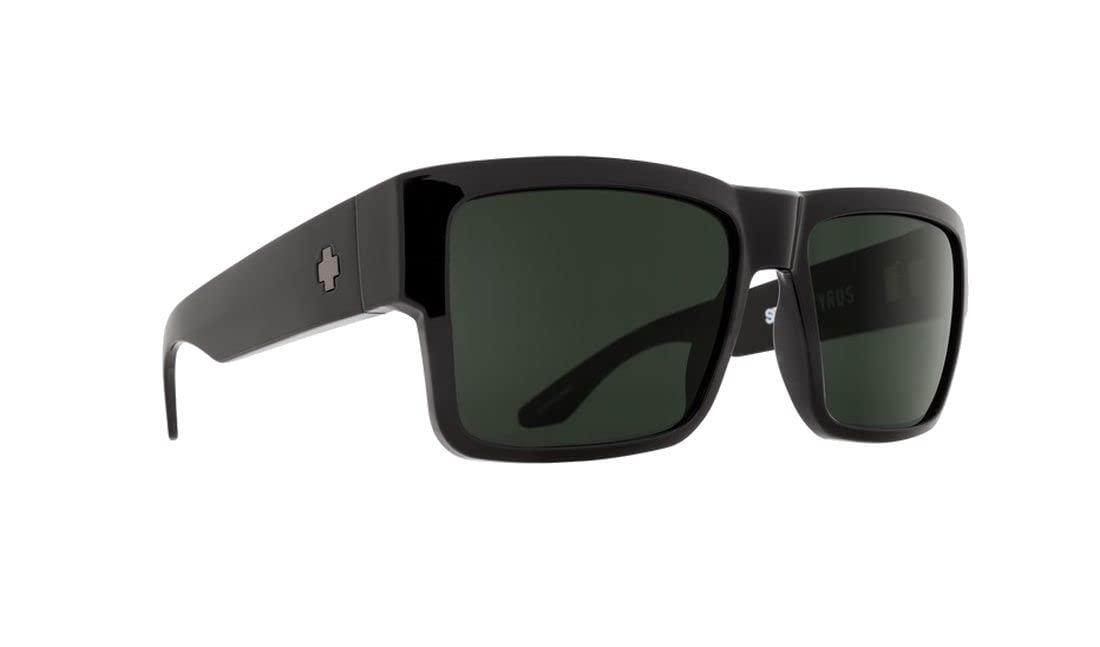 Spy Optic Cyrus Polarized Sunglasses for Men & Women - Black Matte Frame with UV Protection - Perfect for Driving, Running, and Outdoor Sports