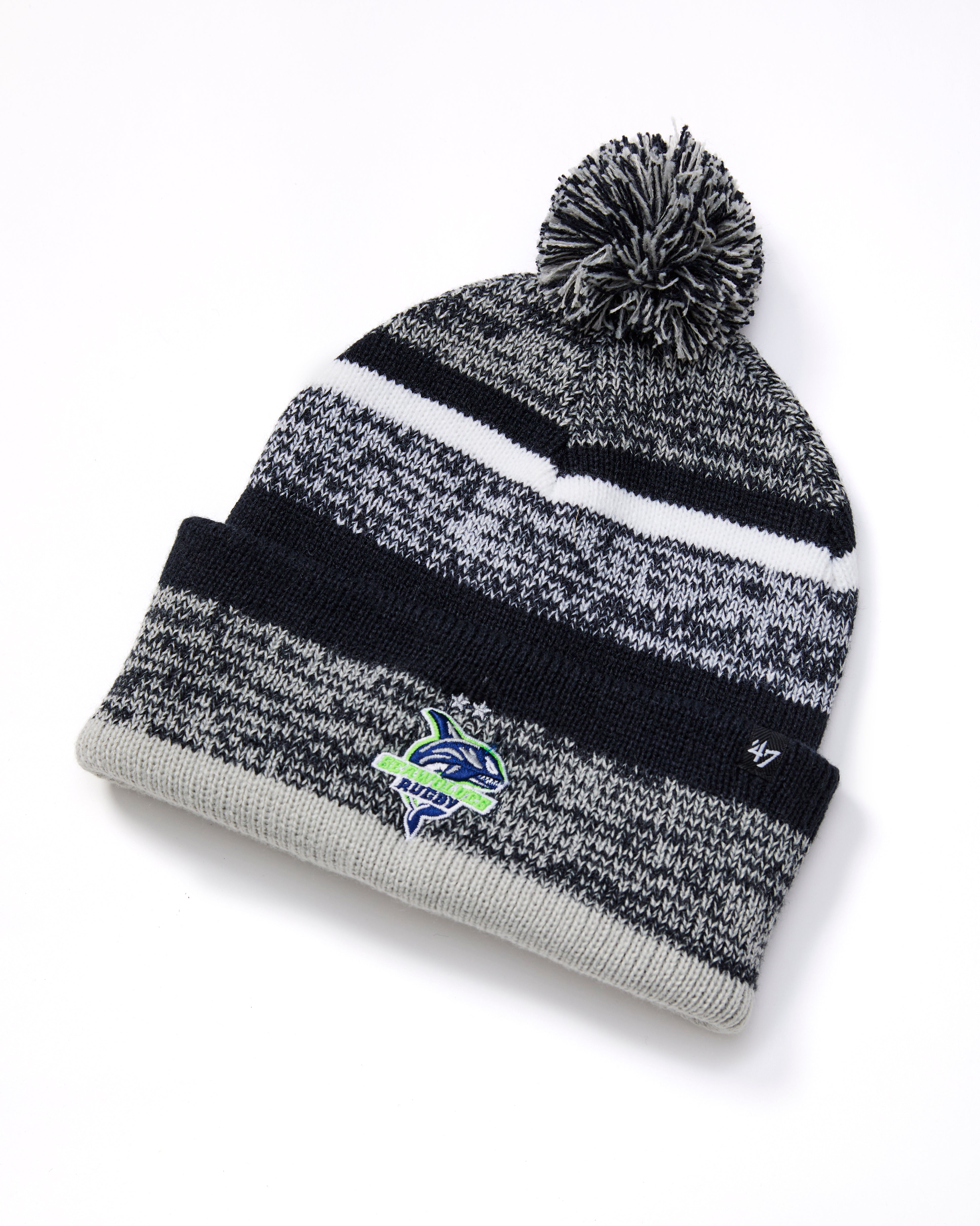 47 Northward Cuff Knit Seawolves Rugby Hat - Warm Winter Beanie for Men & Women - Perfect for Outdoor Sports, Football Games, and Cold Weather Activities