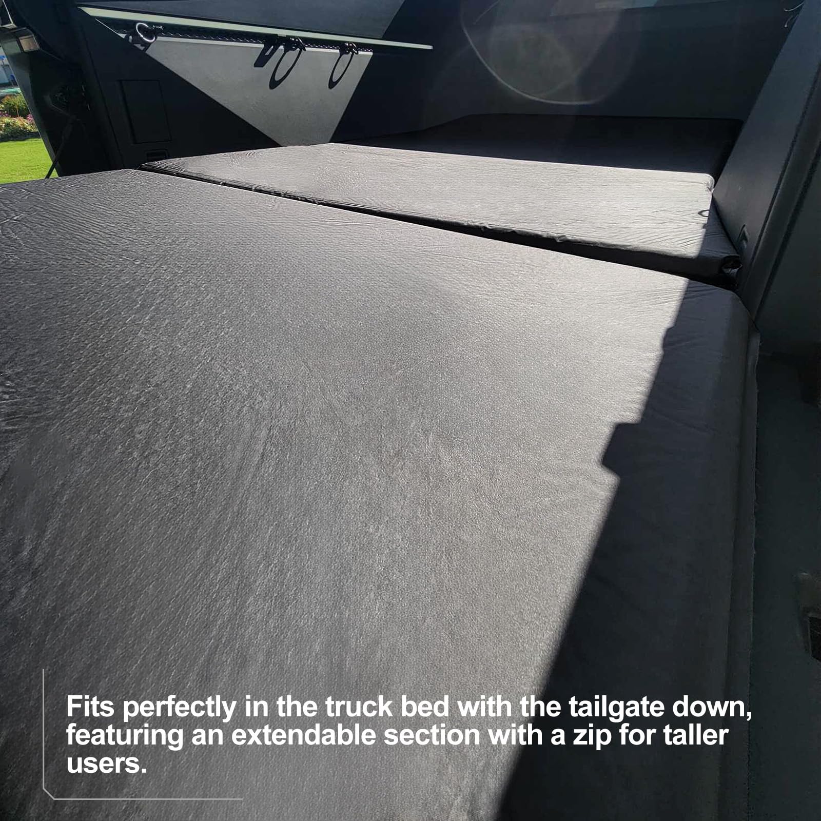 Tesla Cybertruck Air Mattress - Custom Fit Truck Bed Air Mattress with Built-in Pump & Carry Bag | Waterproof, Durable Camping Accessory for Travel, Road Trips & Outdoor Adventures | Perfect for Tesla Owners, Camping & Backyard Sleepovers