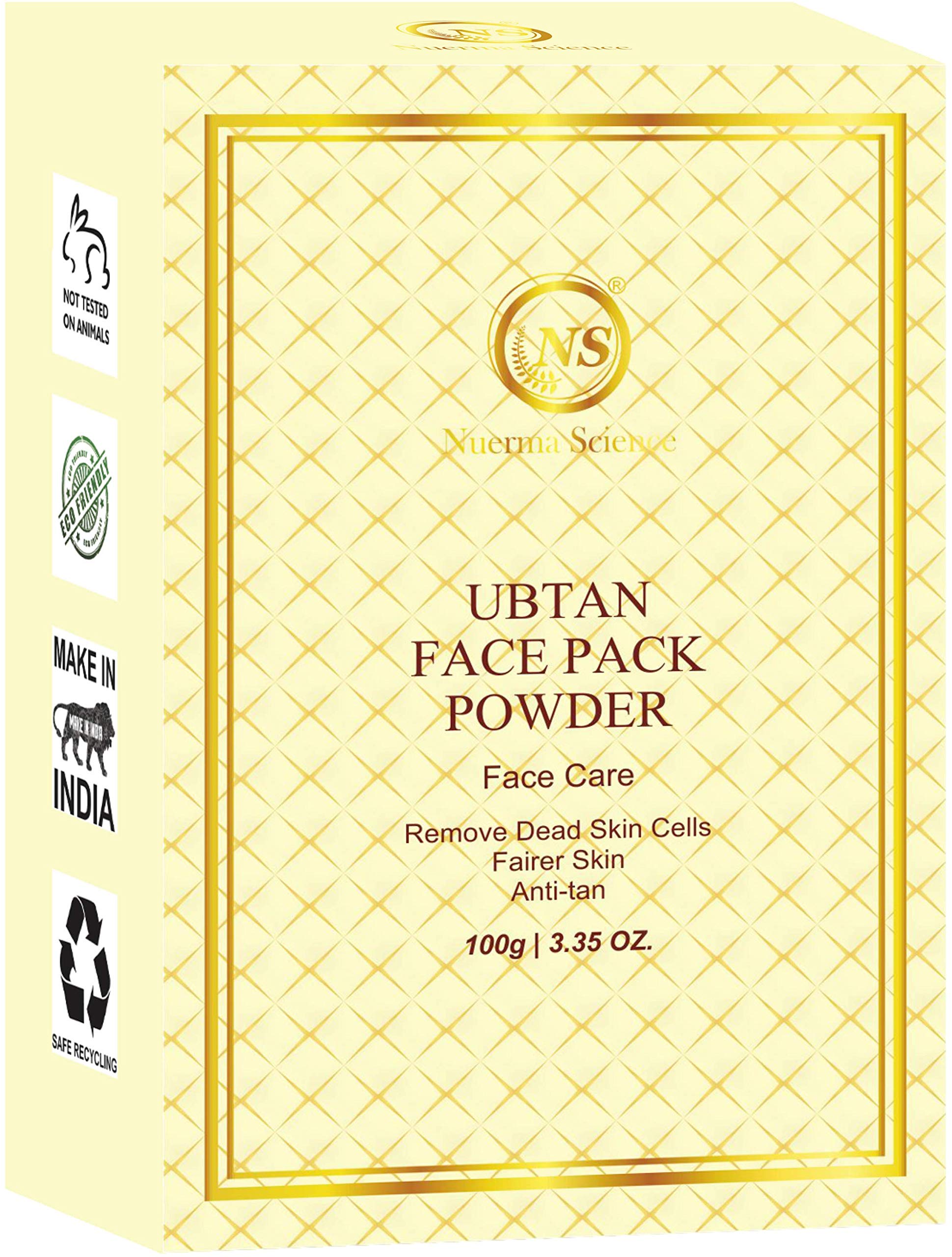 Nuerma Science Ubtan Face & Body Scrub for Hyperpigmentation & Dark Spots - Ayurvedic Brightening Treatment with Saffron, Kumkumadi, Rose Petal, Turmeric & Orange Peel | 100% Natural Formula (100g) | Perfect for Daily Glow Routine & Bridal Skincare Preparation
