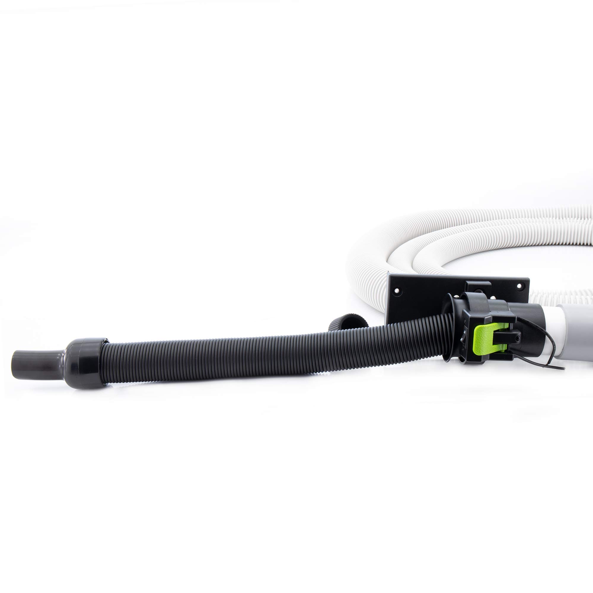 RecPro RV VRoom Retractable Vacuum Hose System - 35ft Extendable Hose for Most RV Central Vacuums | Compact Storage Design | Perfect for RV Cleaning & Maintenance | Camping & Travel Essential Accessory