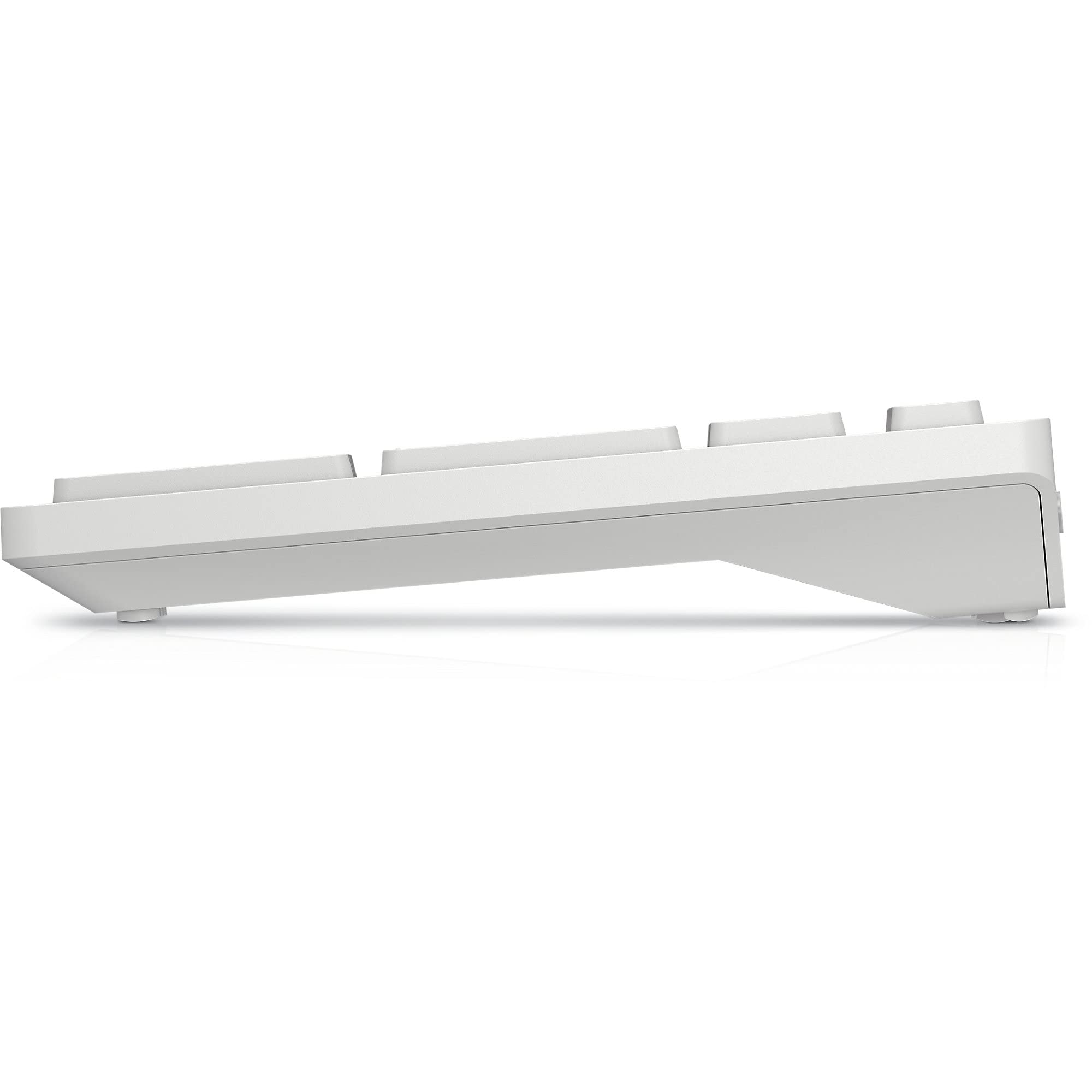 Dell KM5221W Wireless Keyboard and Mouse Combo - White | Ergonomic Design for Office & Home Use | Compatible with Windows & Mac