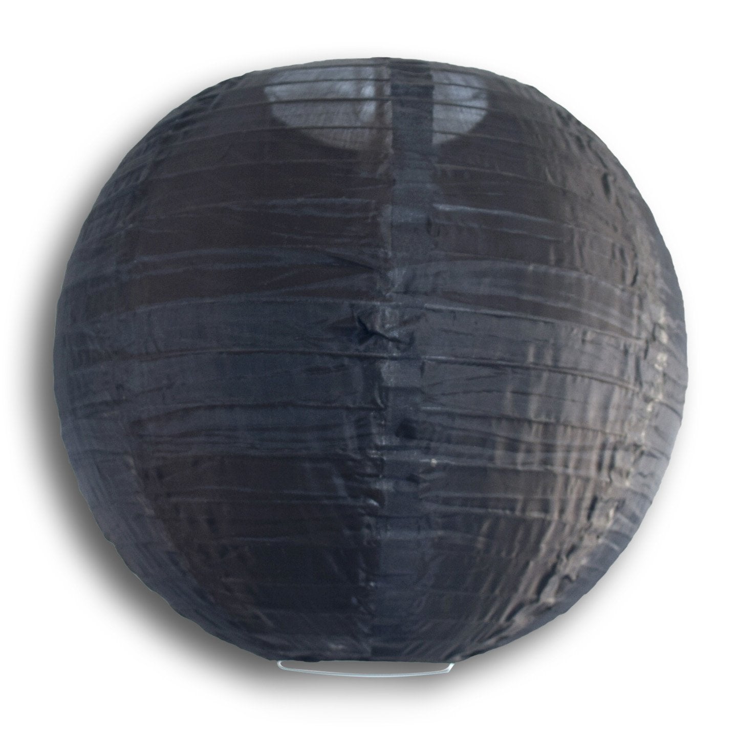 12 Pack Black Shimmering Nylon Lanterns - 14