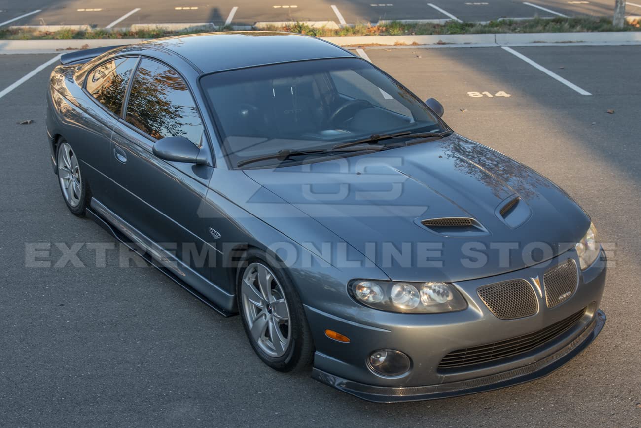 EOS Performance Carbon Fiber Front Bumper Lip Splitter for 2004-2006 Pontiac GTO - Aggressive Style Upgrade for Street Racing & Car Shows