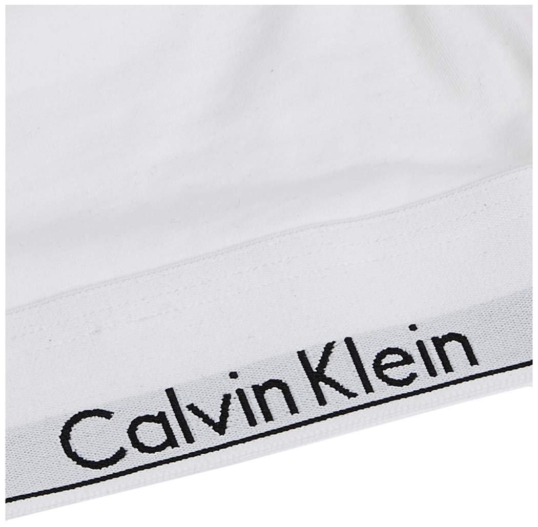 Calvin Klein Women's Modern Cotton Unlined Wireless Bralette - Comfortable Seamless Lounge Bra for Everyday Wear & Yoga