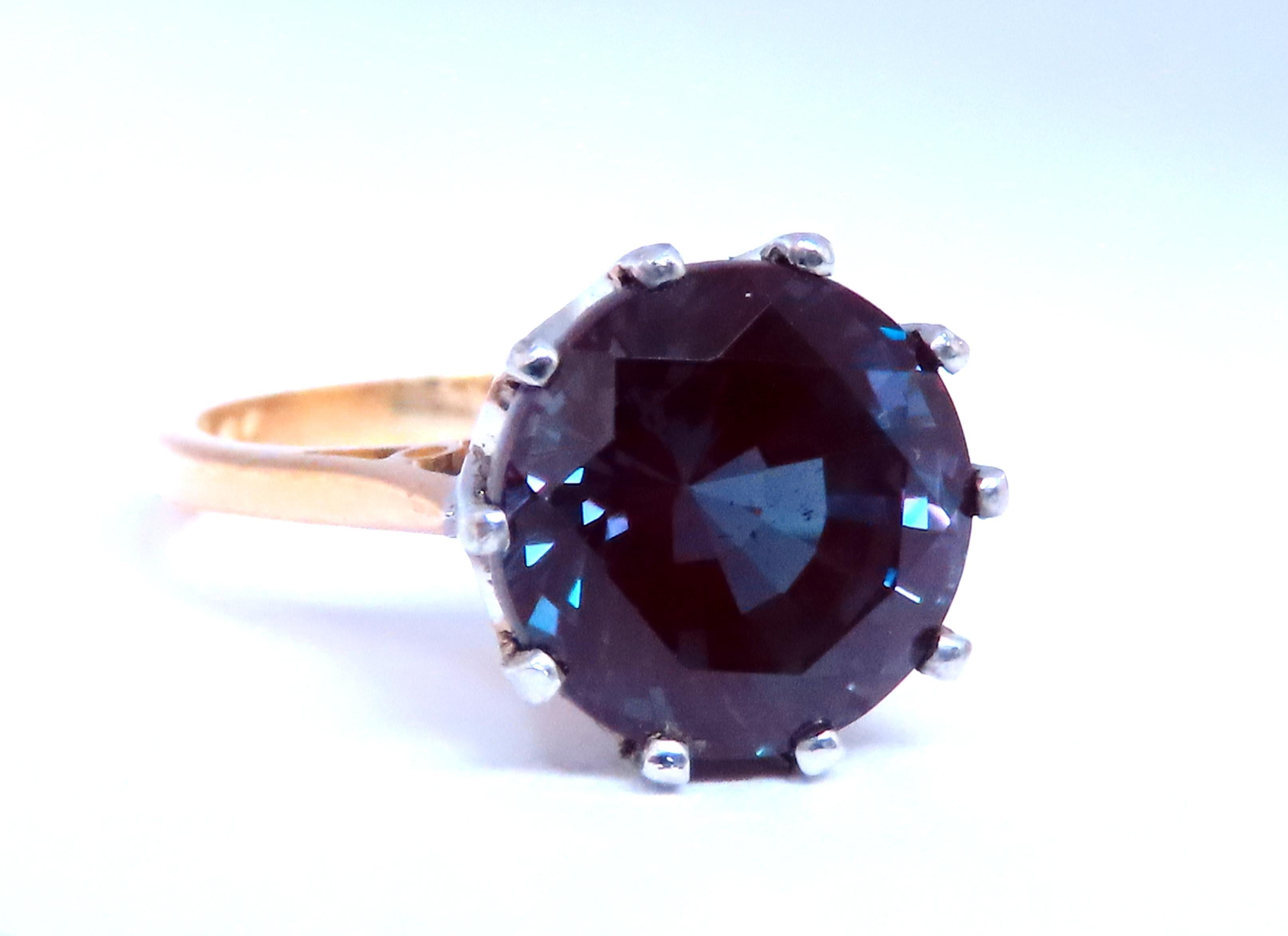 GIA Certified 6.03ct Natural Alexandrite Ring in 18K Gold with Color Change Effect - Perfect for Engagement, Anniversary & Special Occasion Jewelry Gifts