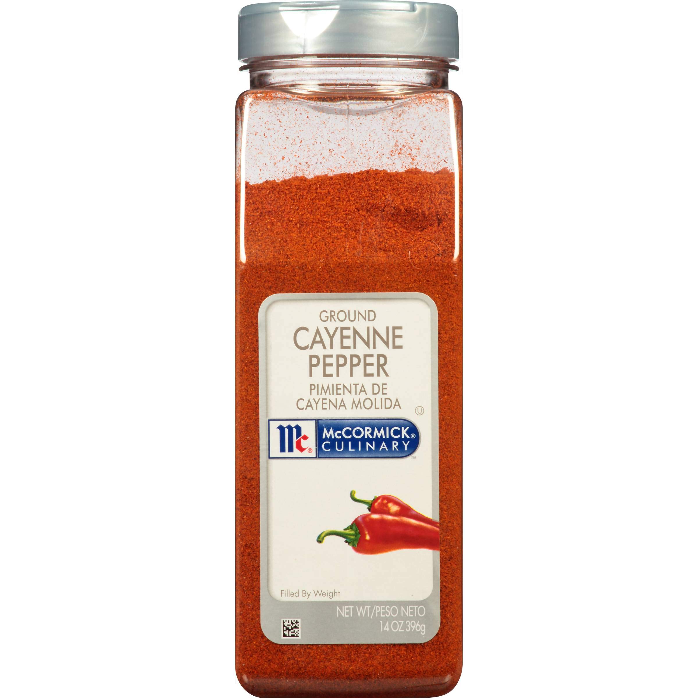 McCormick Ground Cayenne Pepper 14 oz (Pack of 6) | Premium Spicy Seasoning for Cooking, Grilling & Mexican Dishes | Bulk Spice for Restaurants & Home Chefs