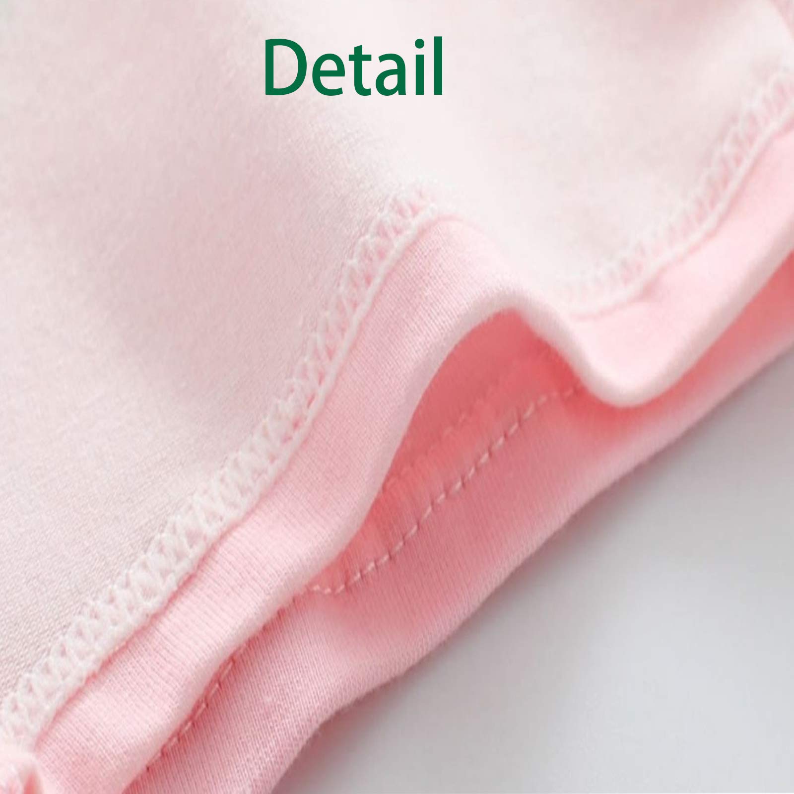 12 Pack Girls Cotton Underwear - Soft Breathable Toddler Boyshort Panties for Everyday Wear & Playtime