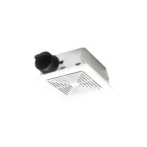 Broan 671 White 70 CFM Bathroom Exhaust Fan - Ceiling or Wall Mount Ventilation for Home, Apartment & Commercial Use