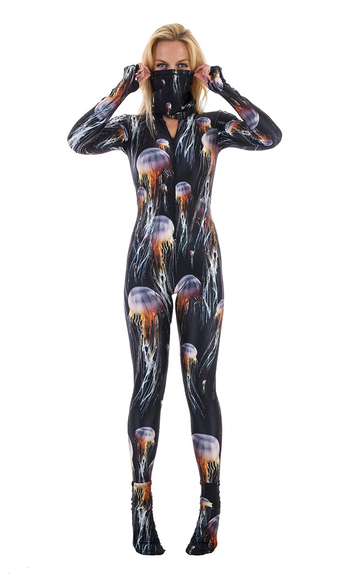 Premium Zippered Full Body Diving Wetsuit with Rash Guard - UV Protection for Surfing, Swimming, Scuba Diving & Snorkeling | Ideal for Water Sports, Beach Activities & Marine Exploration