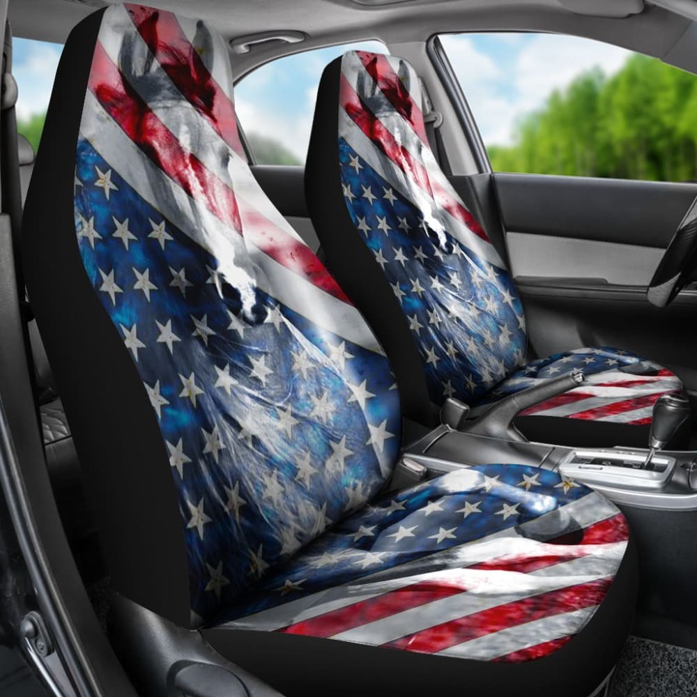 Premium American Horse Car Seat Cover 184610 - Durable & Stylish Protection for Cars, Trucks & SUVs - Perfect for Pet Owners, Outdoor Enthusiasts & Daily Commuters