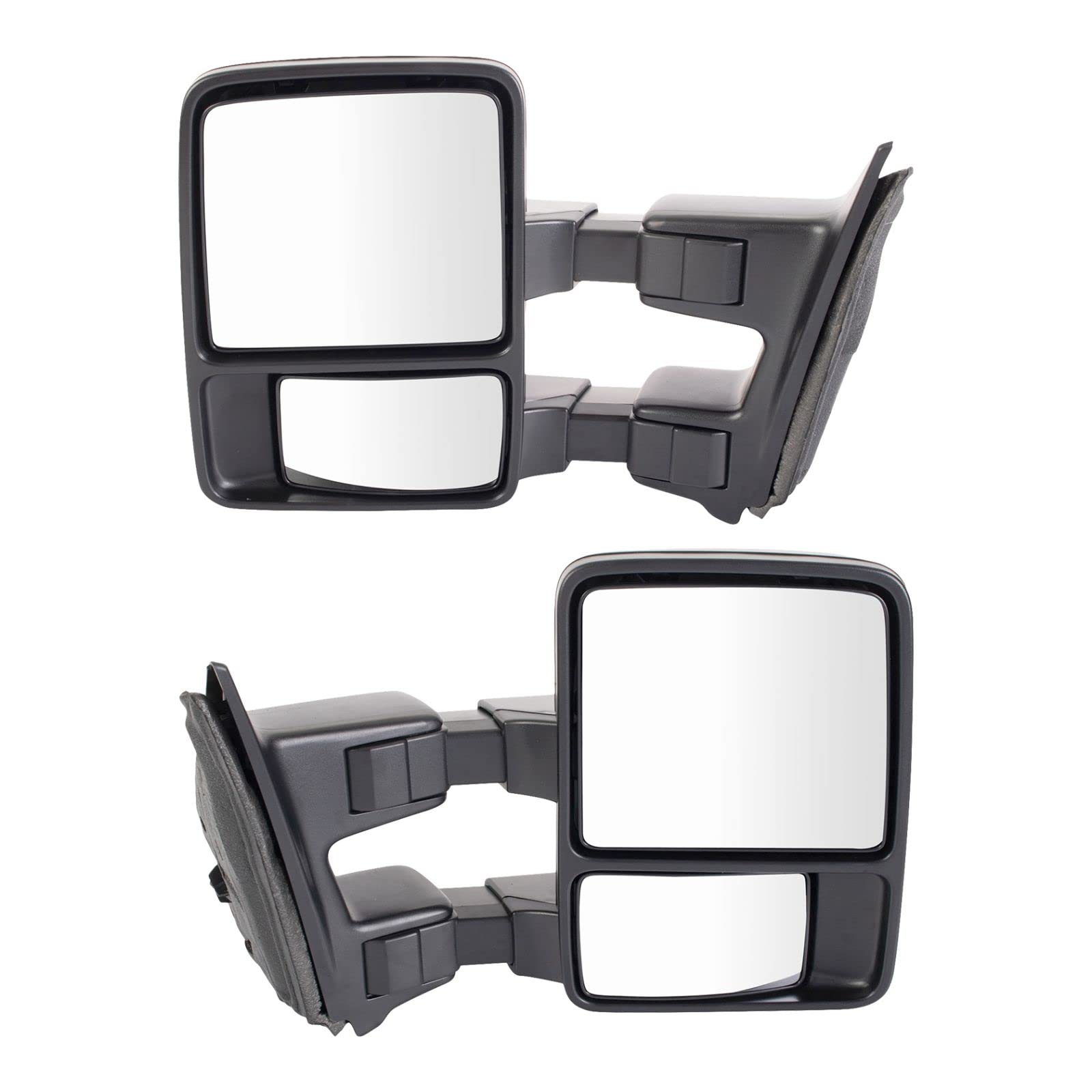 2008-2010 Ford F-250/F-350 Super Duty Replacement Mirror Set - Power Heated Towing Mirrors - Perfect for Off-Roading, Towing & Heavy Duty Work Trucks