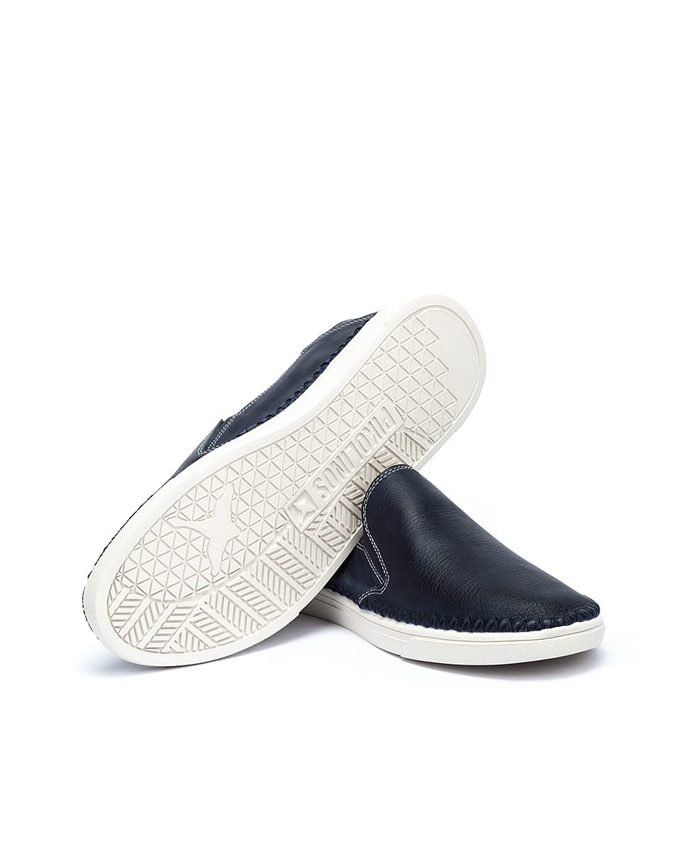 PIKOLINOS Men's Leather Loafers - Alicante Style Comfortable Slip-On Shoes for Casual & Business Wear