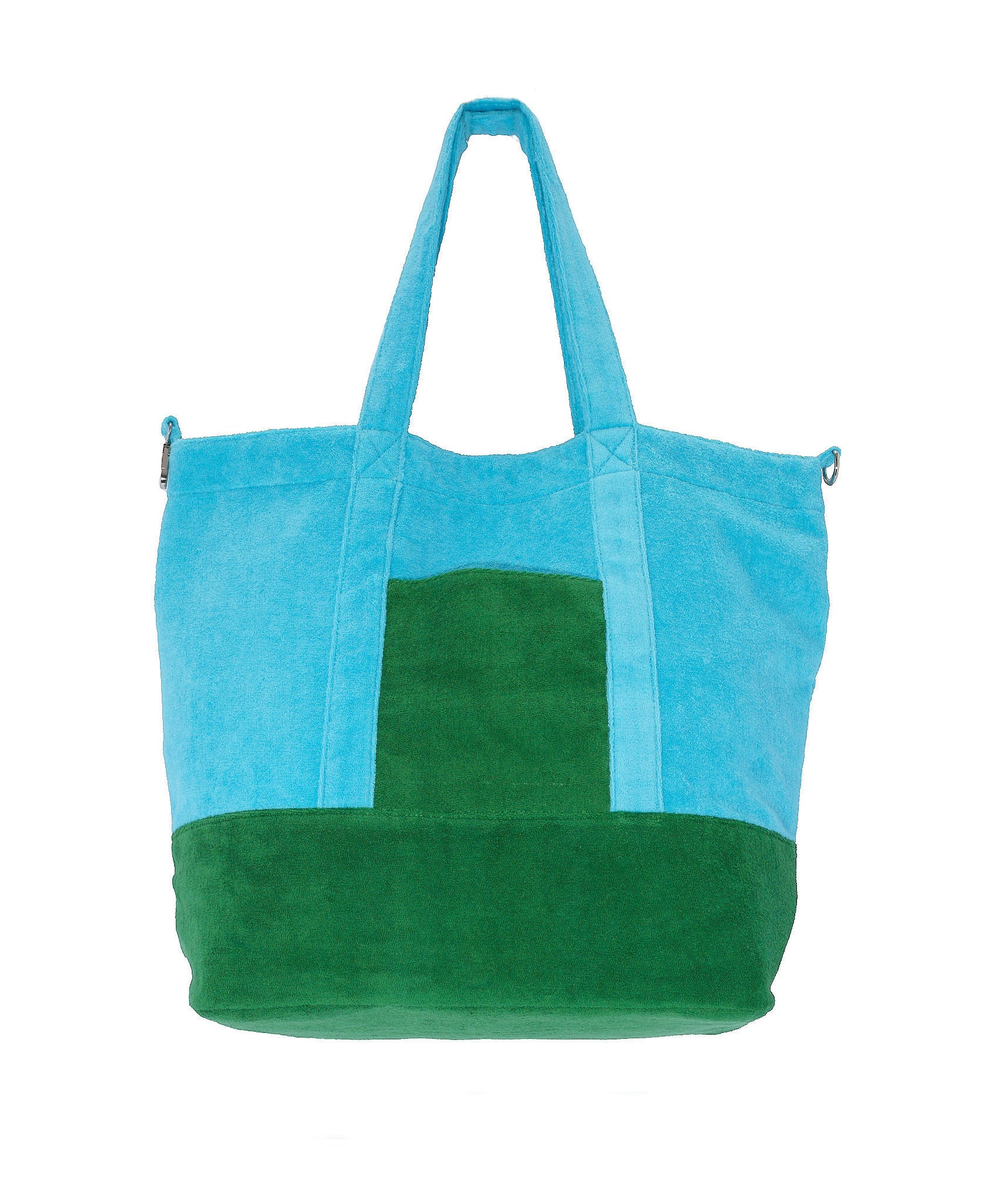 Terry Block Rocker Tote Bag - Stylish & Durable Beach Tote for Women - Perfect for Pool, Beach, Gym & Travel Accessories