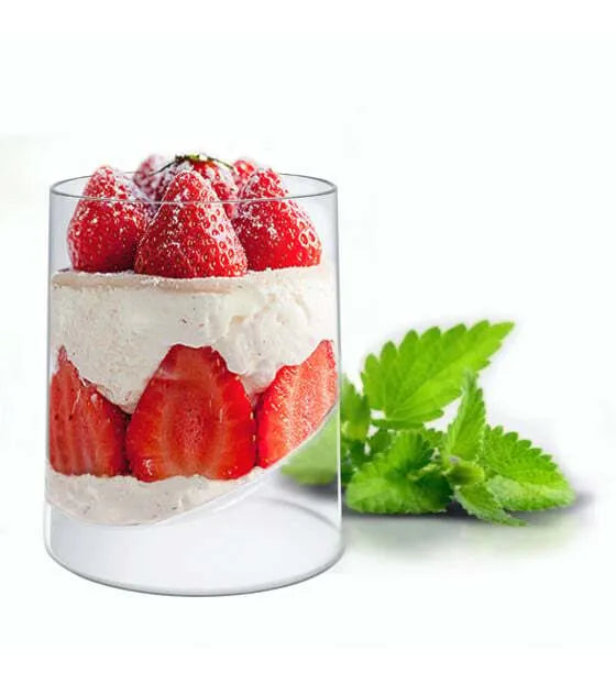 Comatec Verrine Doppio Two-Way Glass Containers - 2.7 oz & 1.3 oz - Perfect for Meal Prep, Spice Storage, and Cosmetic Organizers
