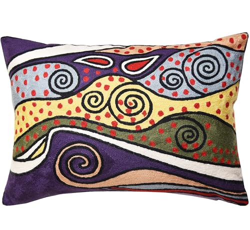 Purple Night Sky Pillow Cover