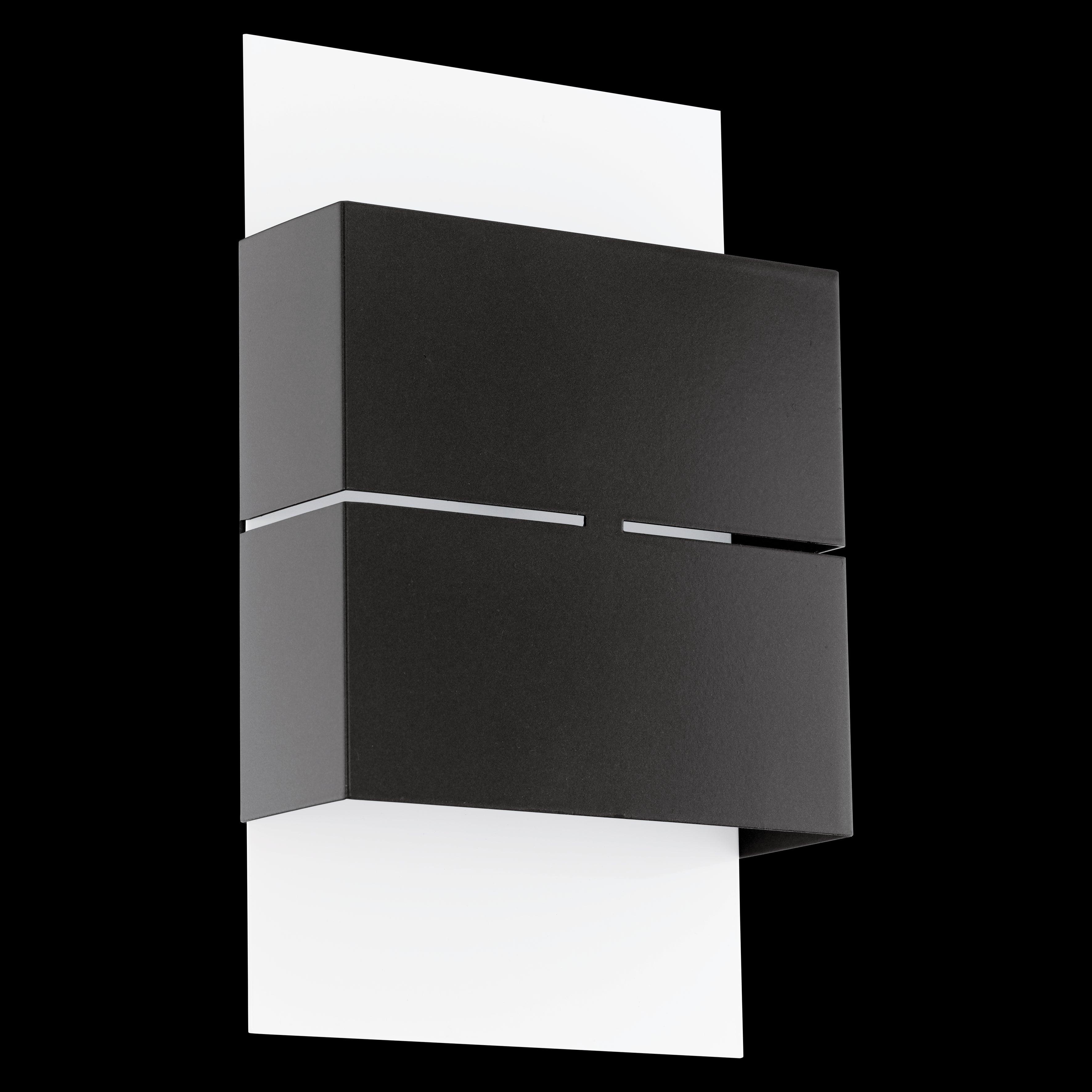 Eglo Kibea IP54 Waterproof Grey LED Outdoor Wall Light with Aluminum Housing - Perfect for Patio, Garden, and Exterior Home Lighting