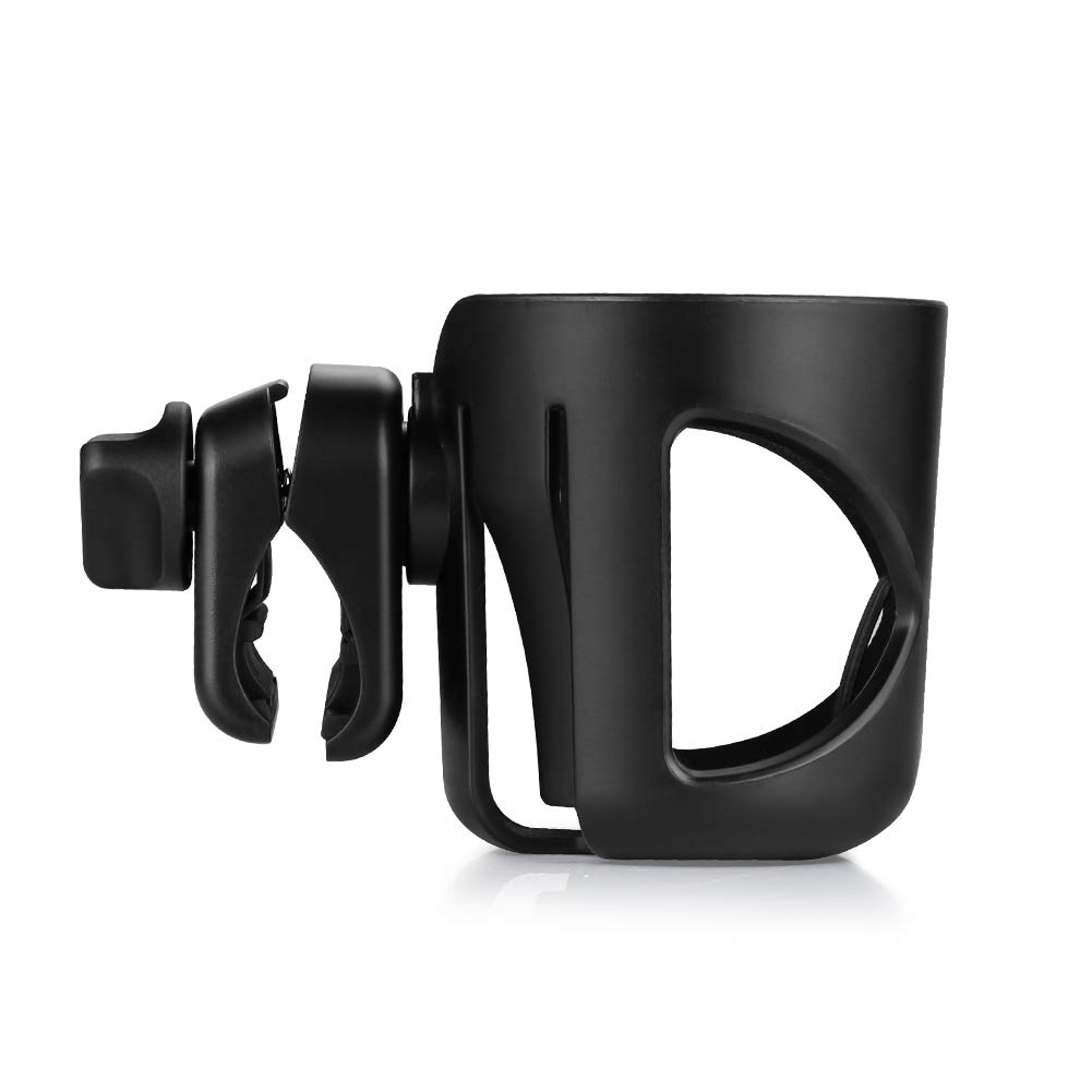 Accmor Universal 360° Rotatable Cup Holder - Wheelchair & Walker Accessory, Rollator & Mobility Scooter Drink Bottle Holder - Perfect for Outdoor Activities, Shopping & Daily Mobility Needs