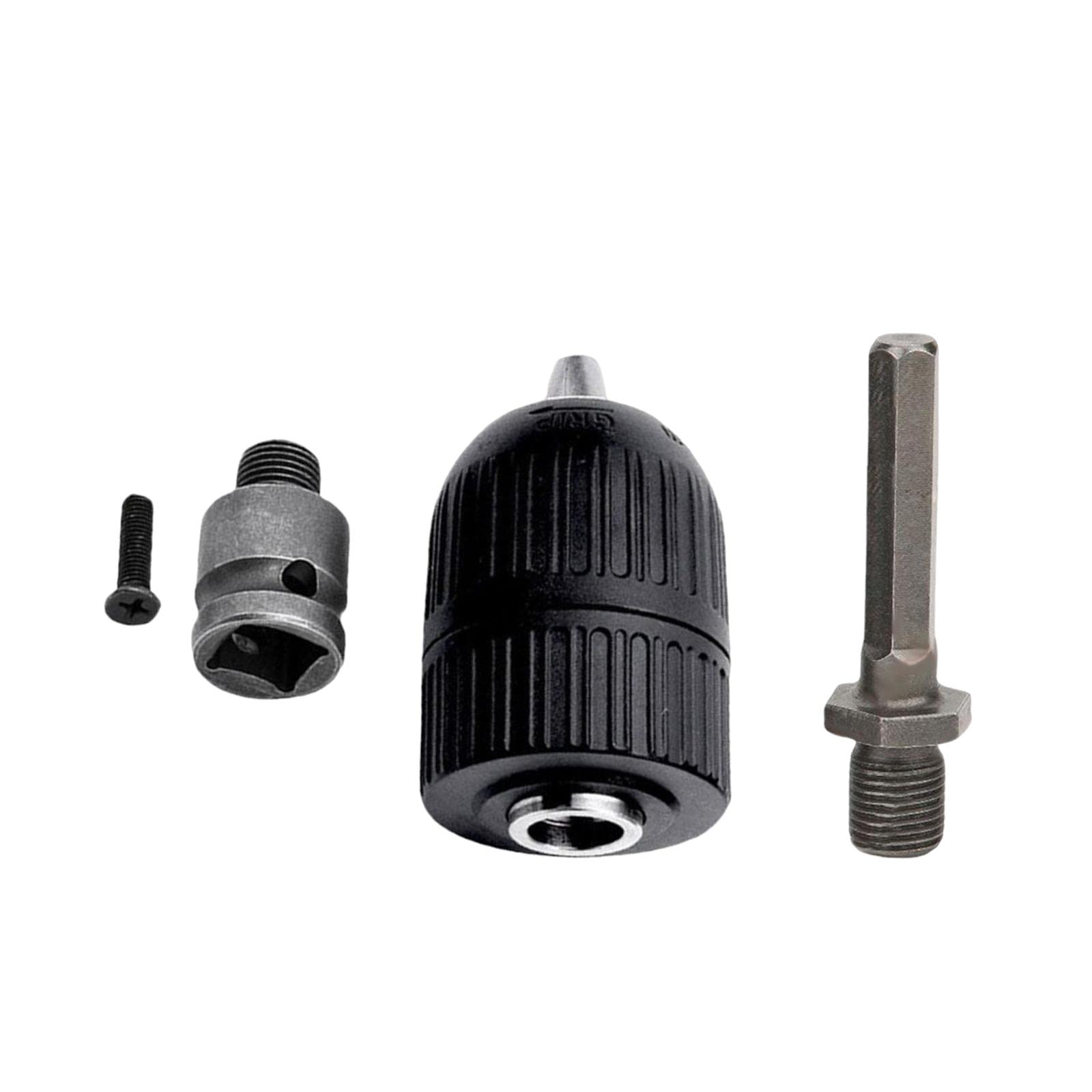 Colcolo 1/2-20UNF Drill Chuck Adapter Set - 3 Piece Conversion Kit for Drill Bits | Perfect for Metalworking, Woodworking & DIY Projects