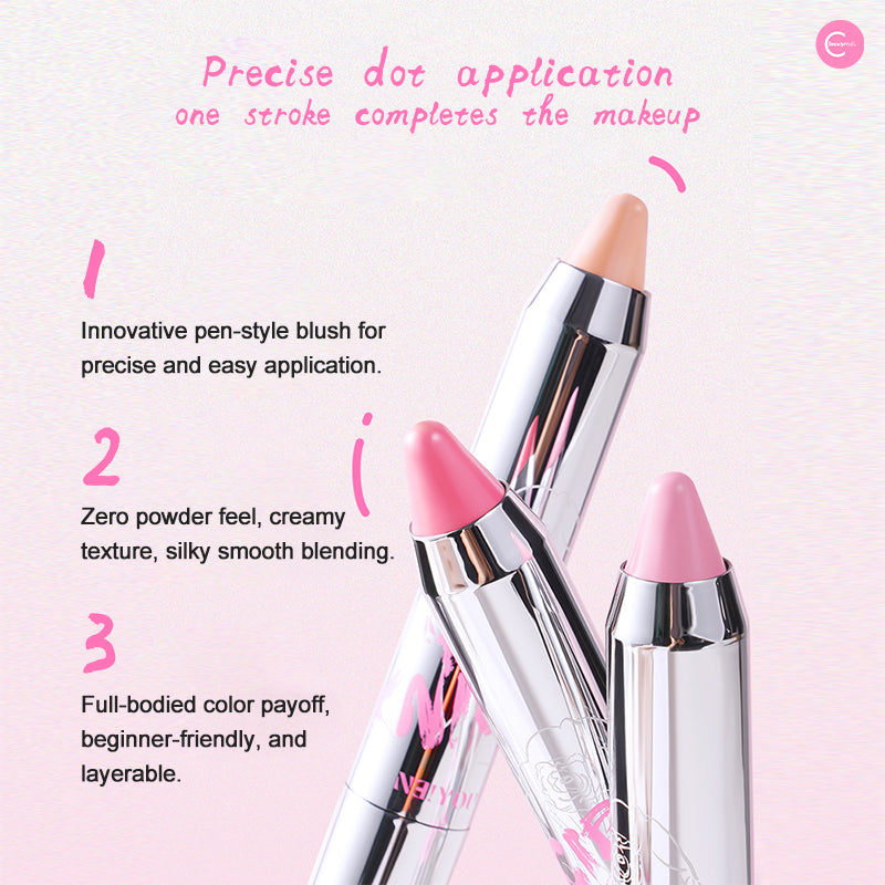 NEIYOU Atmosphere Cream Blush - Soft Matte Liquid Blush for Cheeks & Lips, Long Lasting Natural Makeup, Vegan & Cruelty Free - Perfect for Everyday Wear, Date Night & Special Occasions