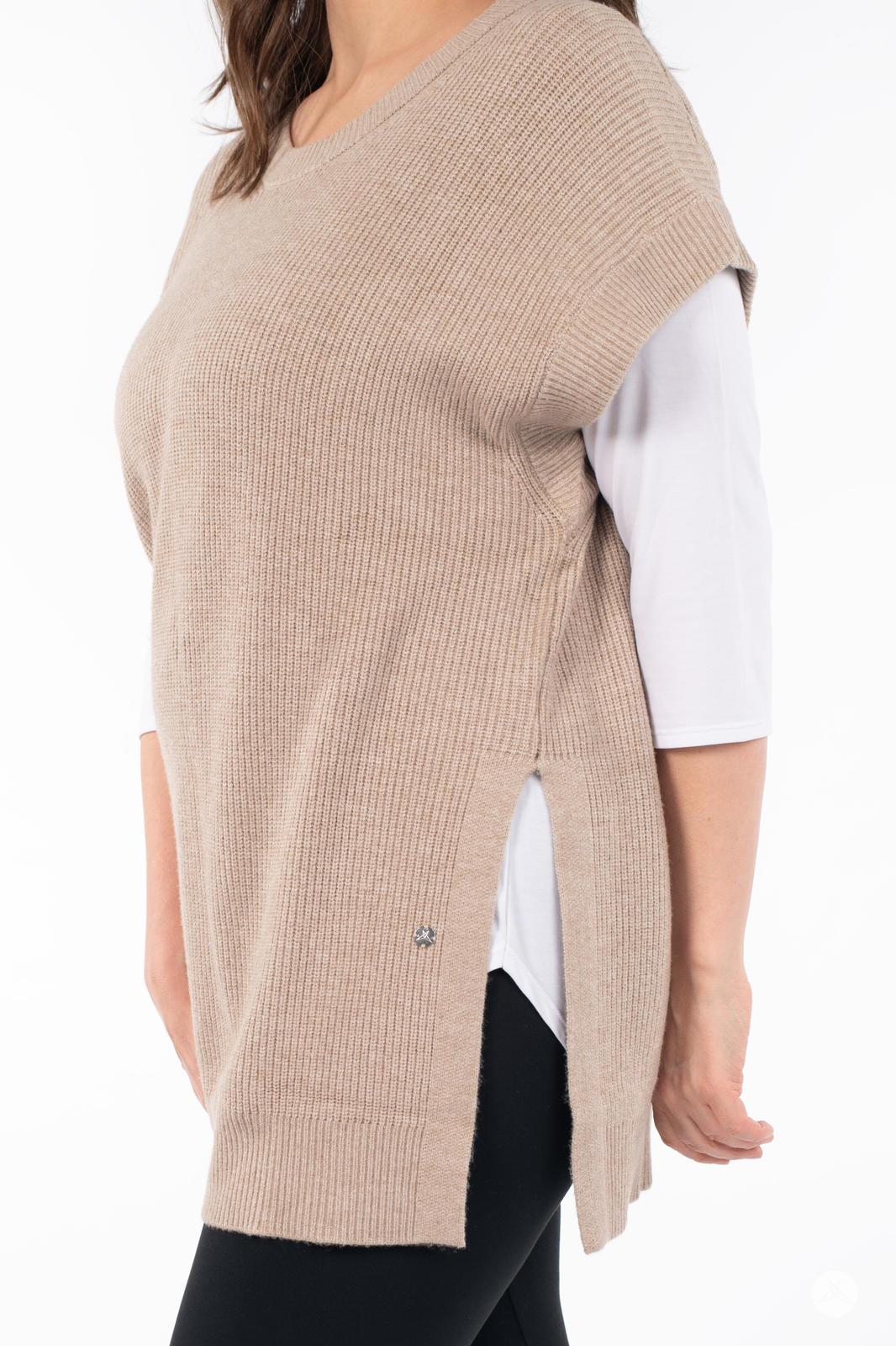 Men's Slim Fit Crew Neck Knit Sweater Vest - Casual Winter Layering Piece for Office, Outdoors & Travel
