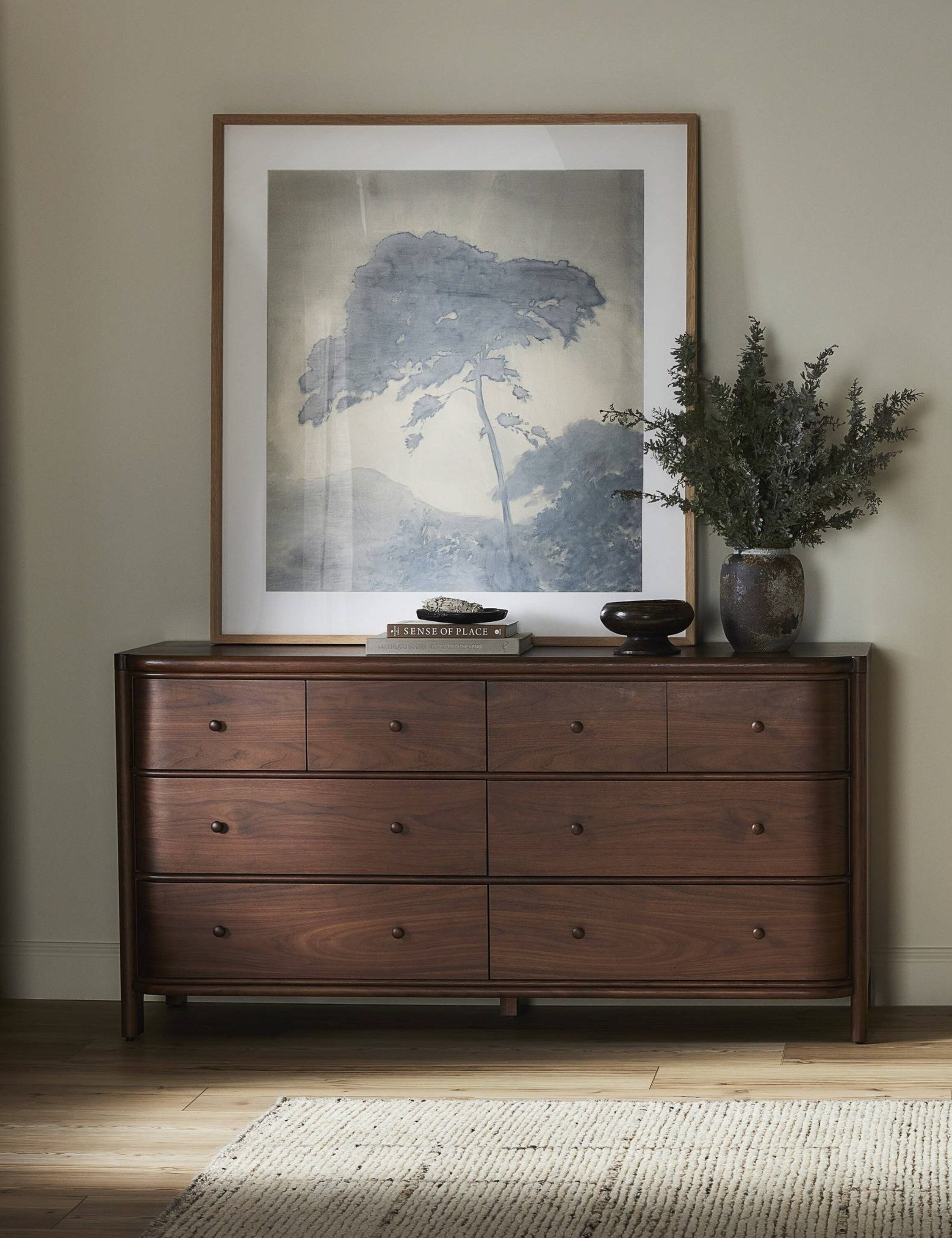 Amber Lewis x Four Hands Agatha 8-Drawer Dresser - Modern Wooden Chest of Drawers for Bedroom Storage & Organization - Perfect for Master Bedroom, Guest Room or Nursery