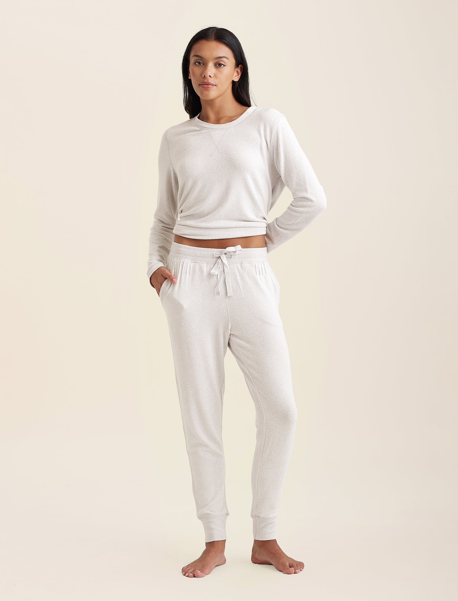 Feather Soft Jogger Pants for Women - Lightweight Comfortable Lounge Pants with Elastic Waistband - Perfect for Yoga, Running, Travel & Relaxing at Home