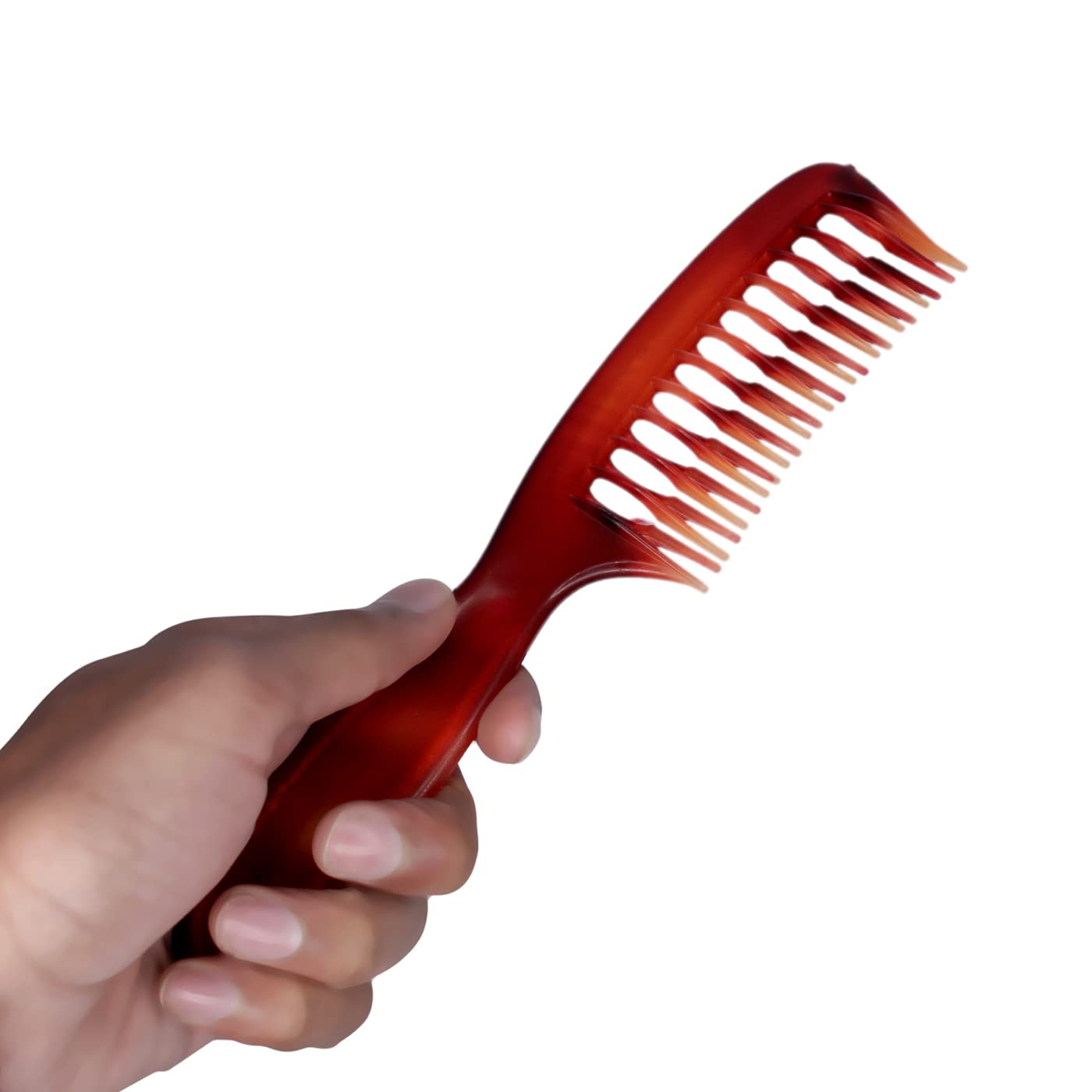 Ekan Wide Tooth Hair Comb for Detangling Wavy & Curly Hair - Gentle Styling Brush for Men & Women - Perfect for Daily Hair Care, Salon Styling & Travel Accessories - 1 Piece