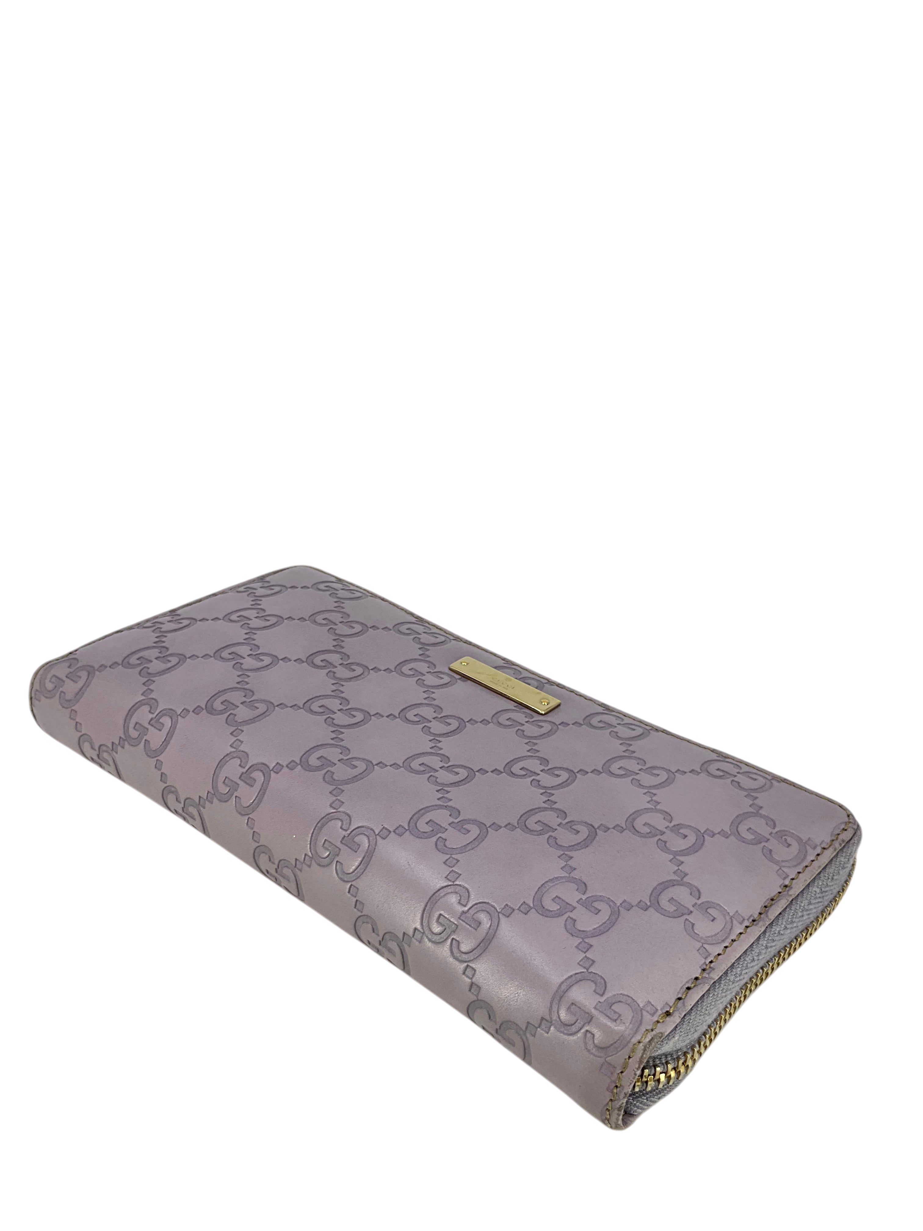 Gucci Guccissima Leather Continental Wallet for Men - Slim Bifold Wallet with RFID Protection - Luxury Designer Wallet for Business, Travel & Everyday Use