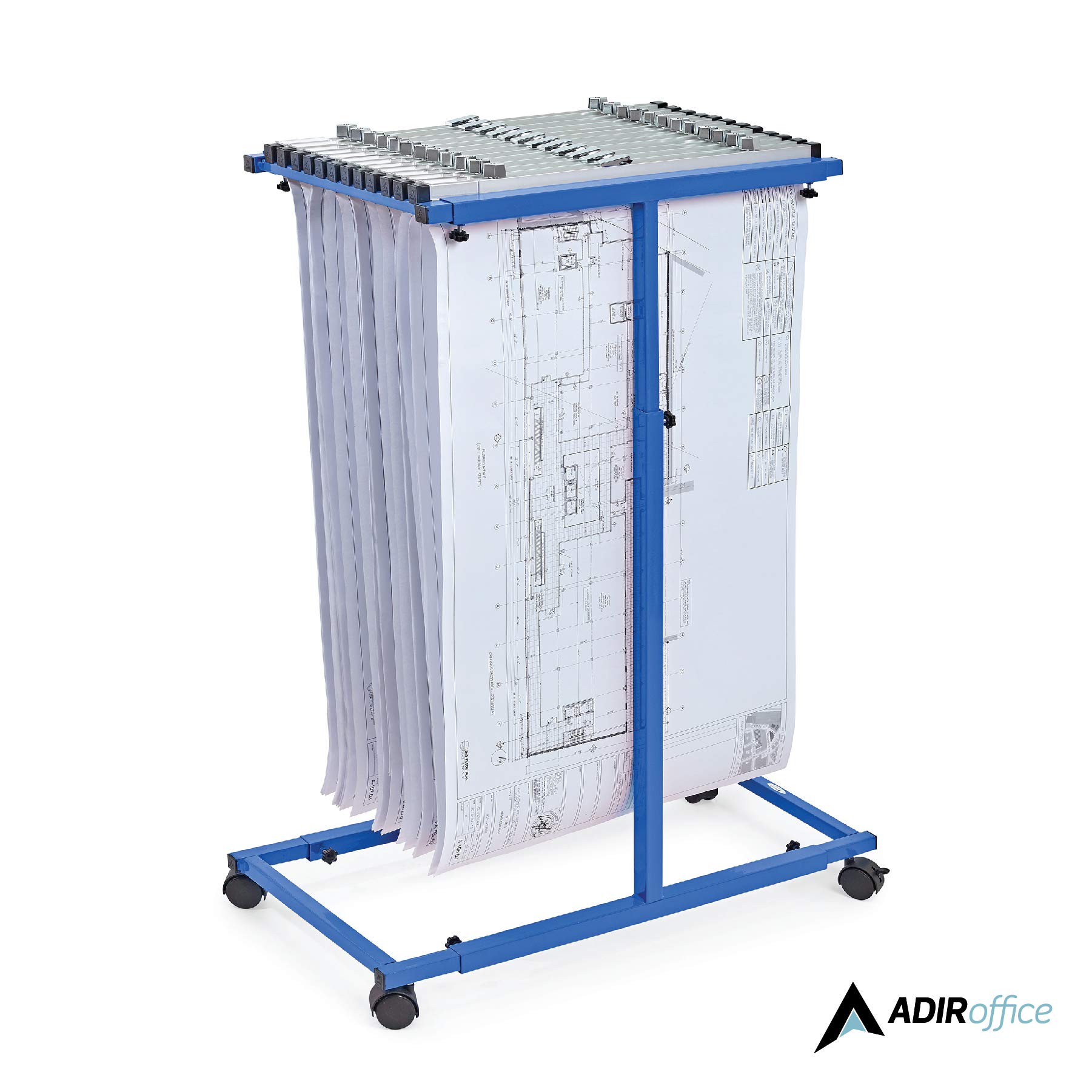 Adir Adjustable Blueprint Holder - Portable Construction Plan Organizer for Jobsite & Office - Perfect for Architects, Engineers, and Contractors