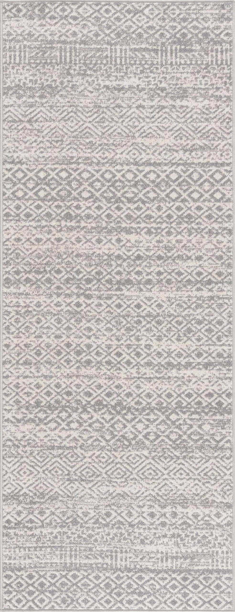 Hauteloom Gravelbourg Washable Area Rug - Gray 7'10
