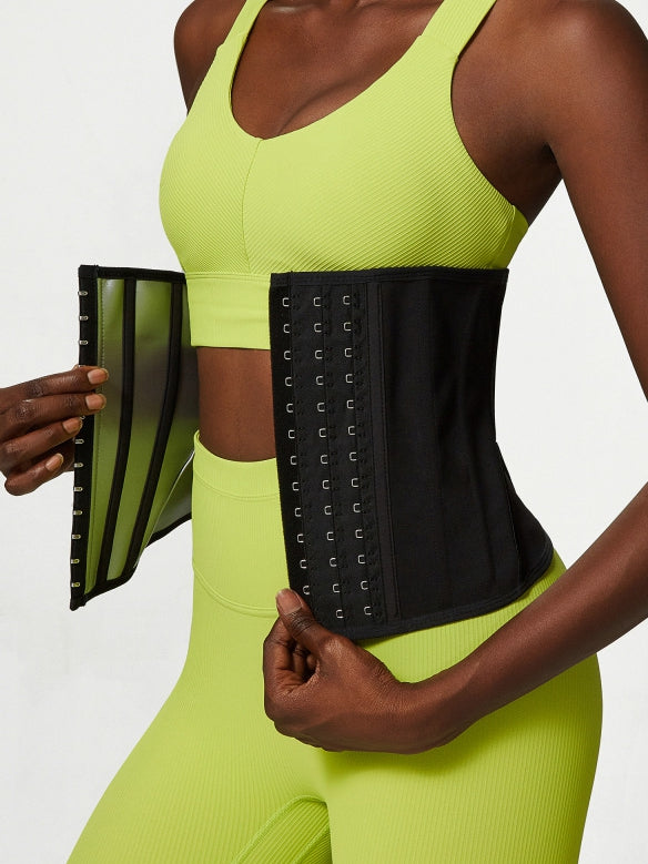 ZASUWA Women's Waist Trainer Corset for Sweat & Weight Loss - Tummy Control Shapewear for Workout, Postpartum & Everyday Wear