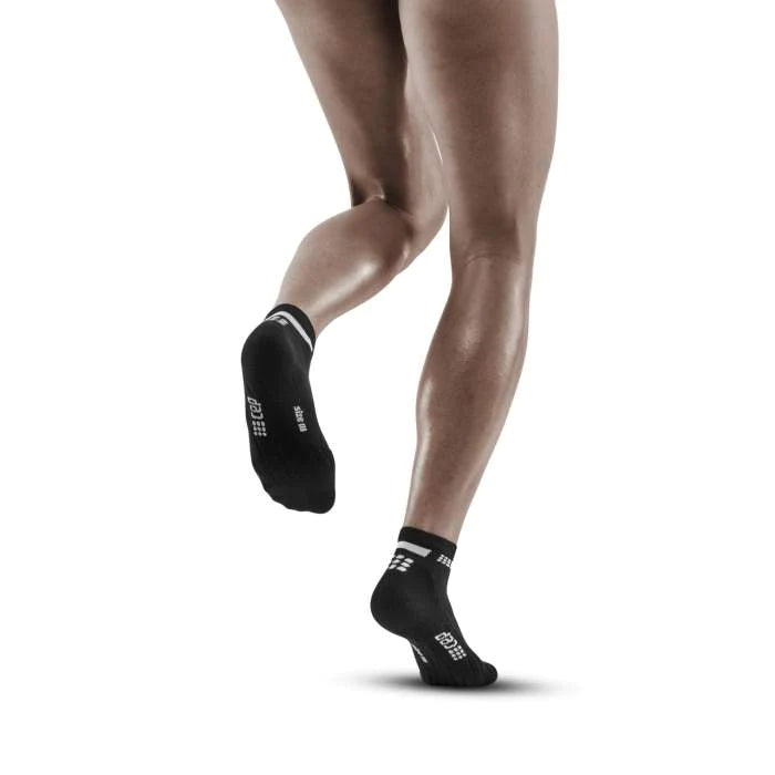CEP Women's The Run Socks Low Cut V4 - Black | Performance Running Socks for Women | Lightweight & Breathable for Workouts, Jogging & Gym