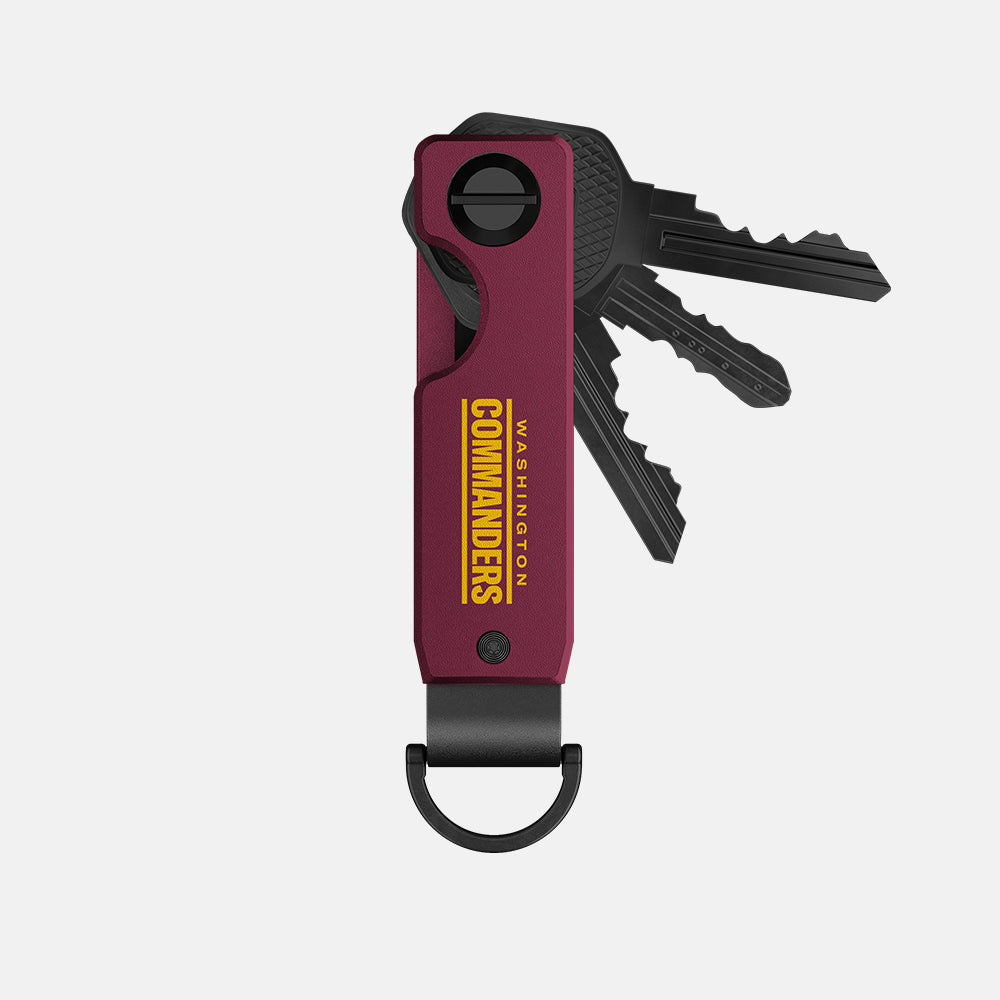 Ridge KeyCase for Washington Commanders - Premium RFID Blocking Key Holder for NFL Fans - Perfect for Game Day, Travel, and Everyday Use