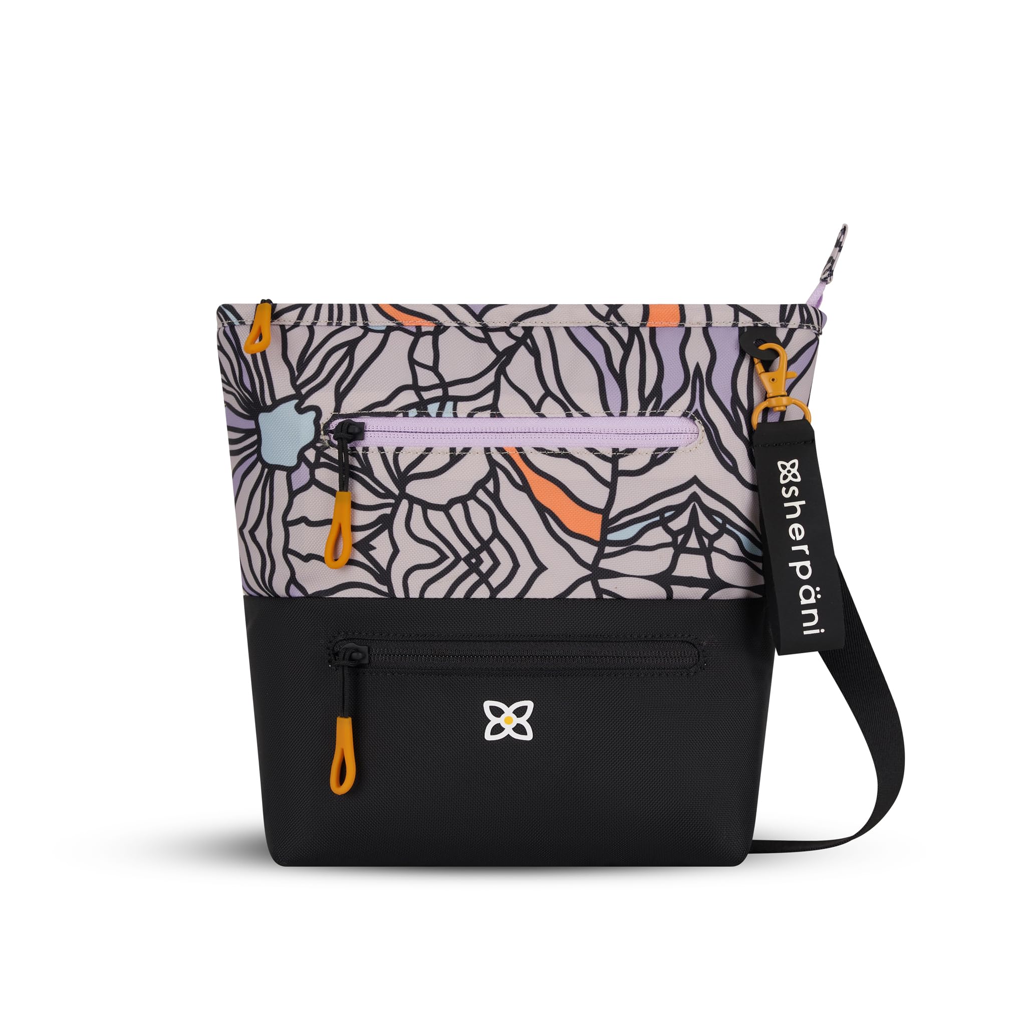 Sherpani Sadie RFID Crossbody Bag for Women - Lightweight Travel Purse (Bloom) - Perfect for Daily Use & Outings