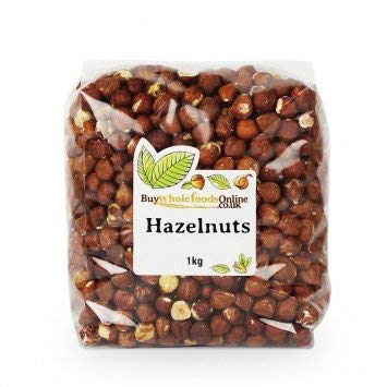 Organic Whole Raw Hazelnuts 1kg Bulk - Premium Quality for Baking, Snacking & Healthy Recipes | Non-GMO, Vegan, Gluten-Free Nutritious Superfood