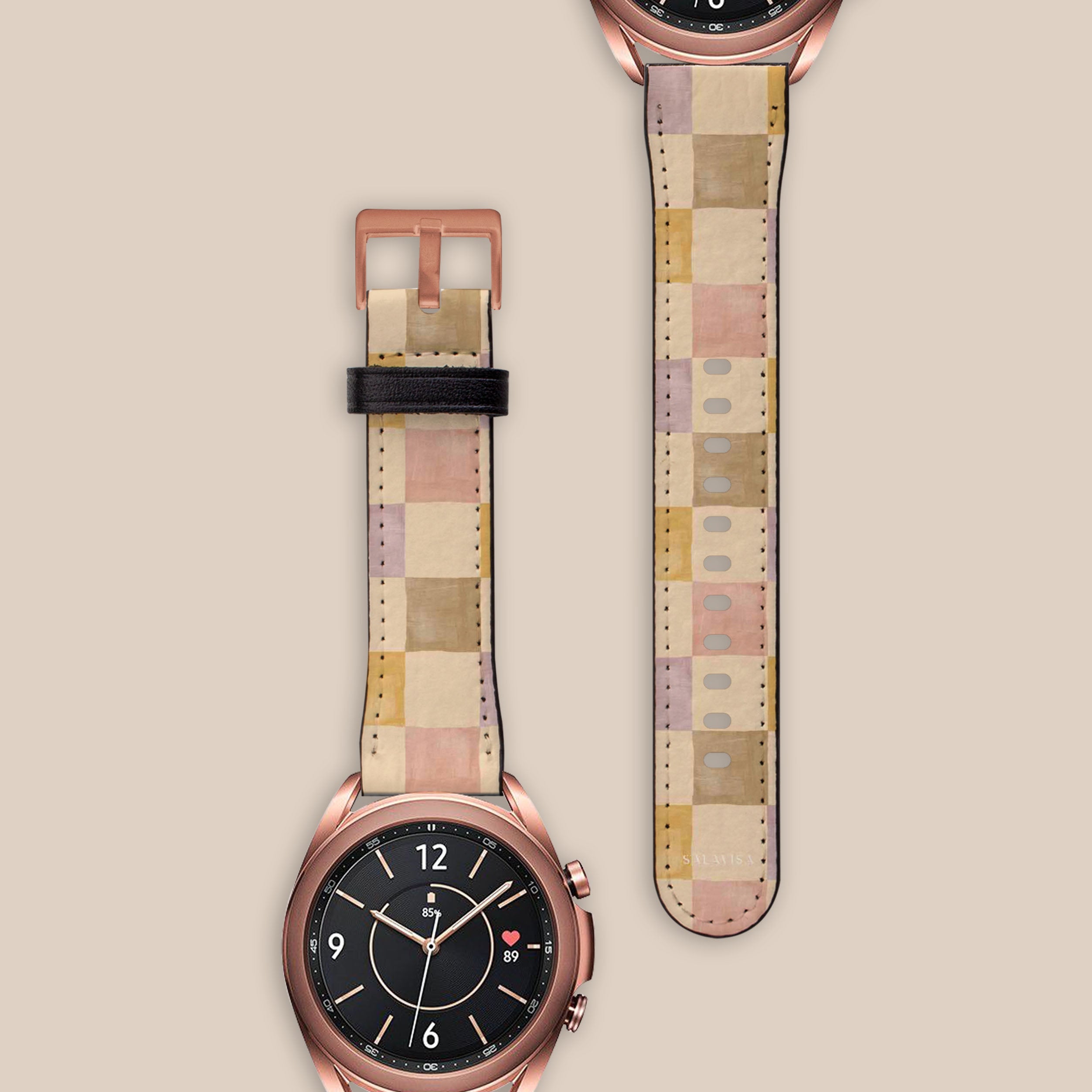 Pale Paradise Galaxy Watch Band - Stylish & Durable Replacement Strap for Samsung Galaxy Watch - Perfect for Workouts, Running & Everyday Wear