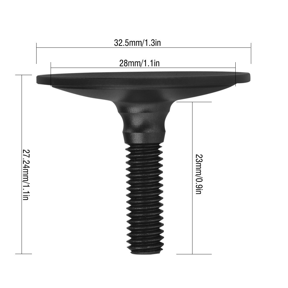 Premium Aluminum Alloy Stem Top Cap - 28.6mm Fork Tube Cover for Road & Mountain Bikes | Durable Headset Cap with Screws & Spacers | Cycling Accessories (Black) | Perfect for Bike Maintenance & Custom Upgrades