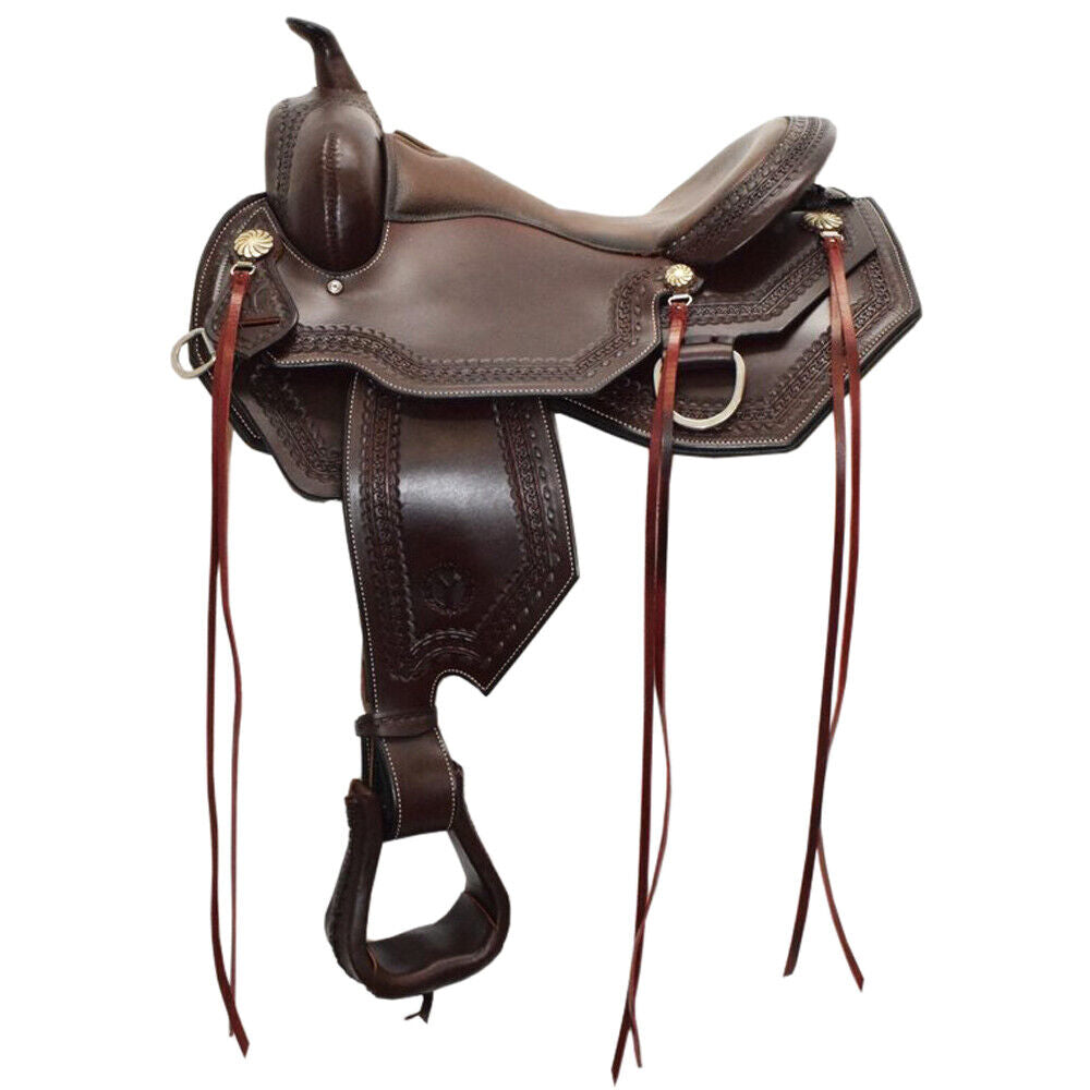 Circle Y Tallgrass Wood Trail Saddle - 16