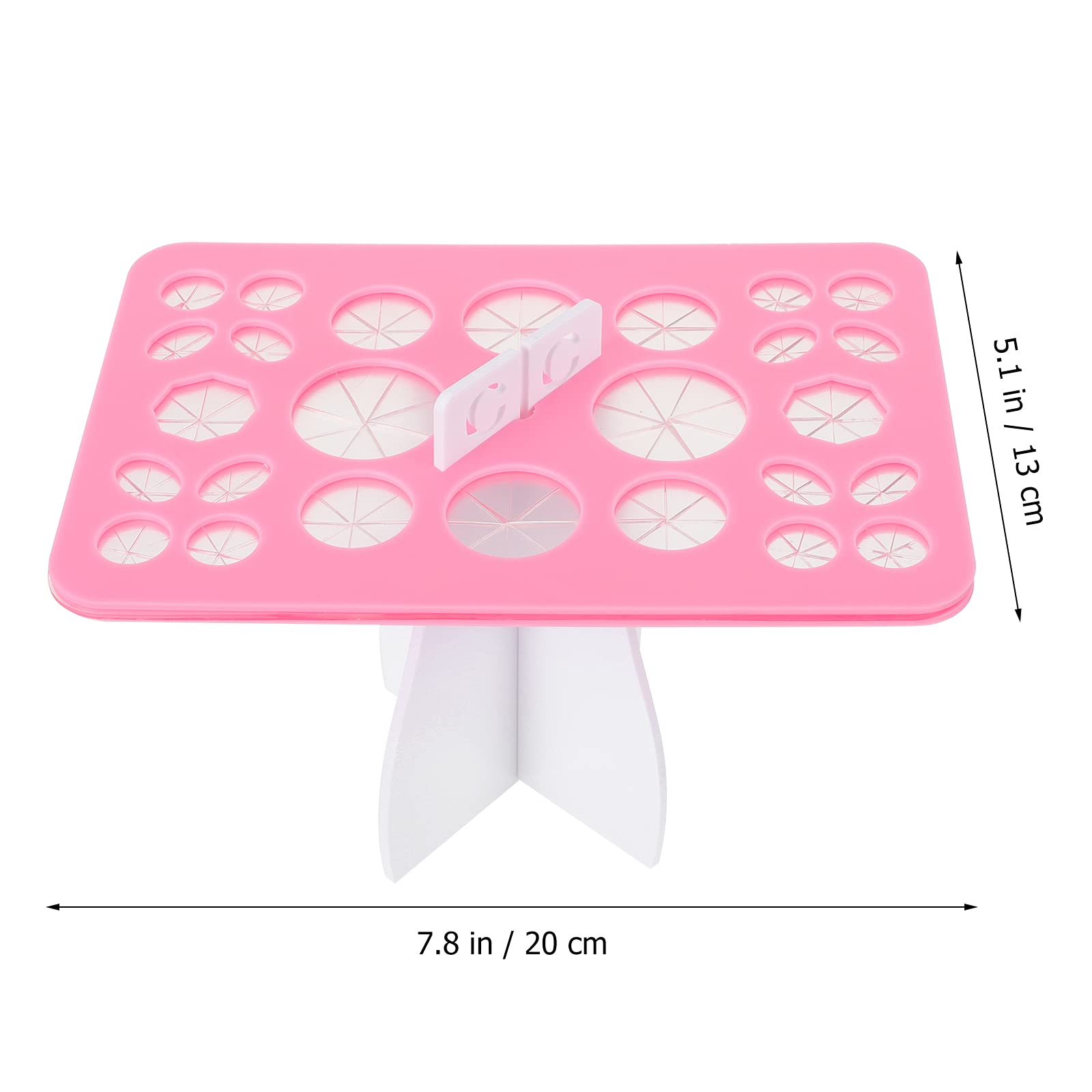 1pc Foldable Makeup Brush Drying Rack | Collapsible Cosmetic Brush Organizer | Perfect for Makeup Lovers & Artists | Ideal for Home, Salon, and Travel Use