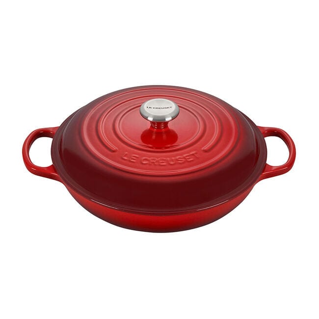 Le Creuset 3.5 Quart Enameled Cast Iron Braiser - Multiple Colors | Perfect for Slow Cooking, Roasting & Serving Dishes