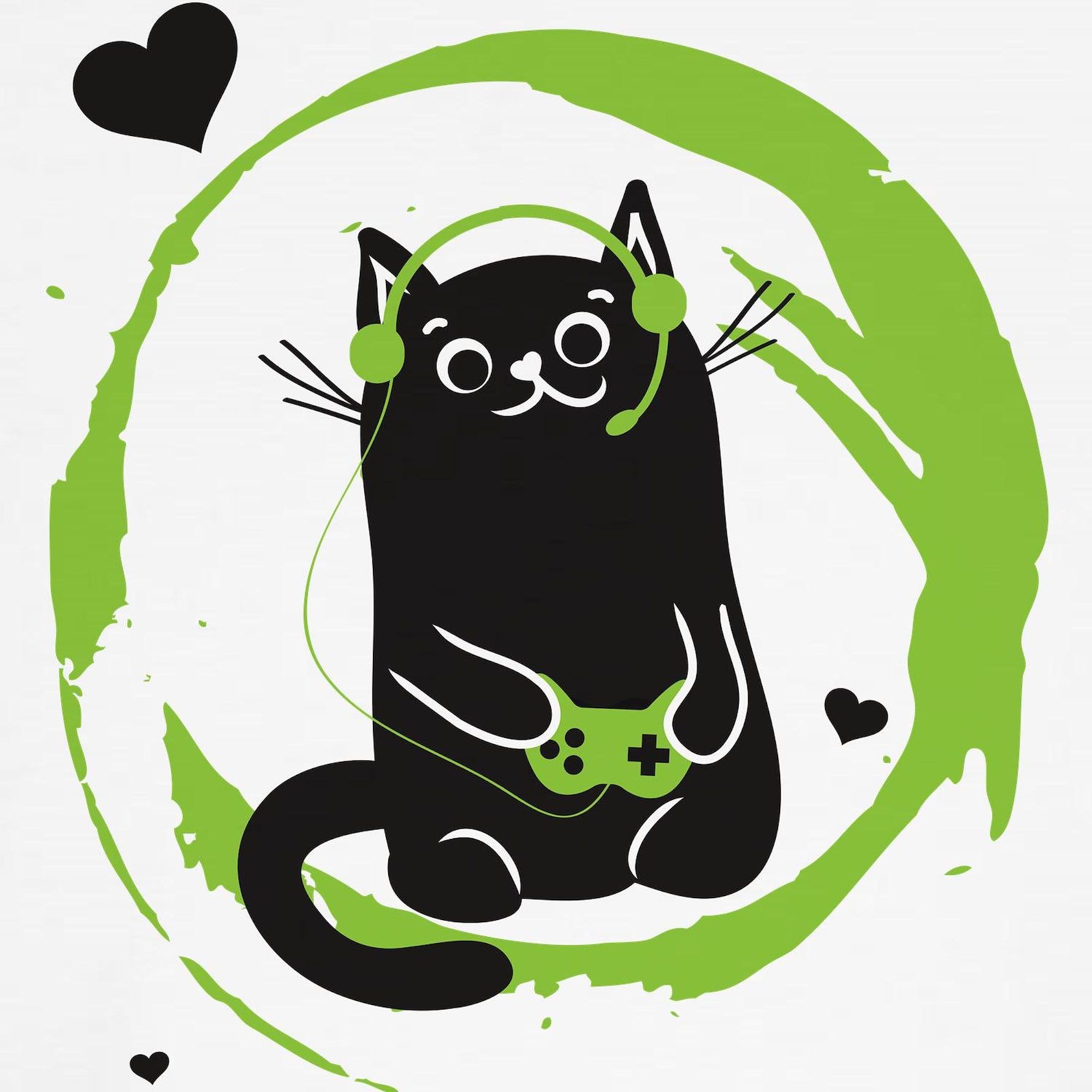 Gamer Cat Kids Baseball Jersey - Cotton 3/4 Raglan Sleeve Shirt for Boys & Girls | Perfect for Gaming Parties, Sports Events & Casual Wear