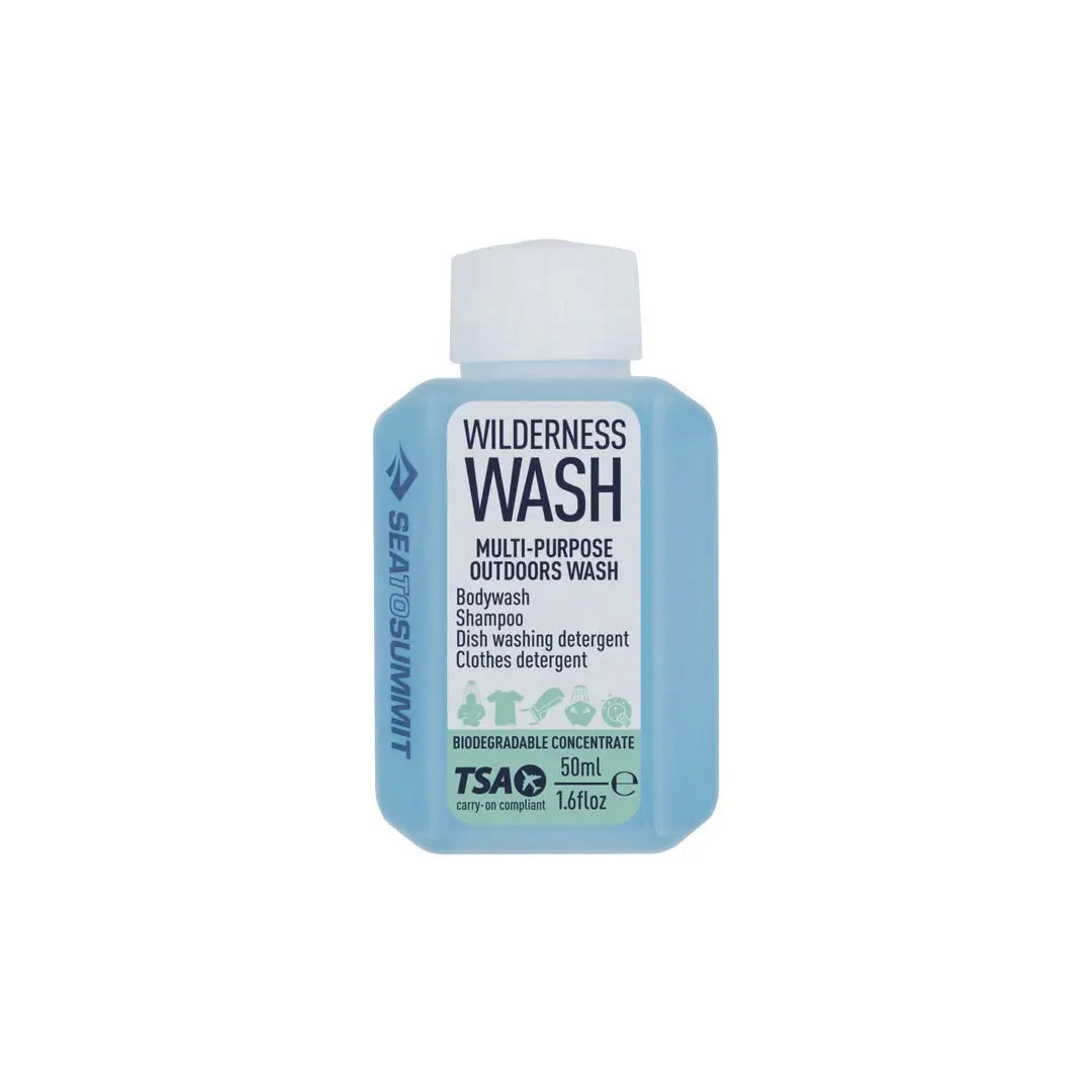Sea To Summit Wilderness Wash Soap 50ml | Biodegradable Camping Soap for Hiking, Backpacking & Travel | Gentle on Skin & Environment