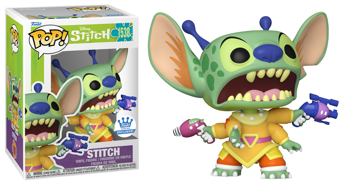 Disney Pop! Stitch (Concept Art) Vinyl Figure #1538 - Funko Pop Collectible for Disney Fans, Perfect for Home Decor, Office Display, and Gift Giving