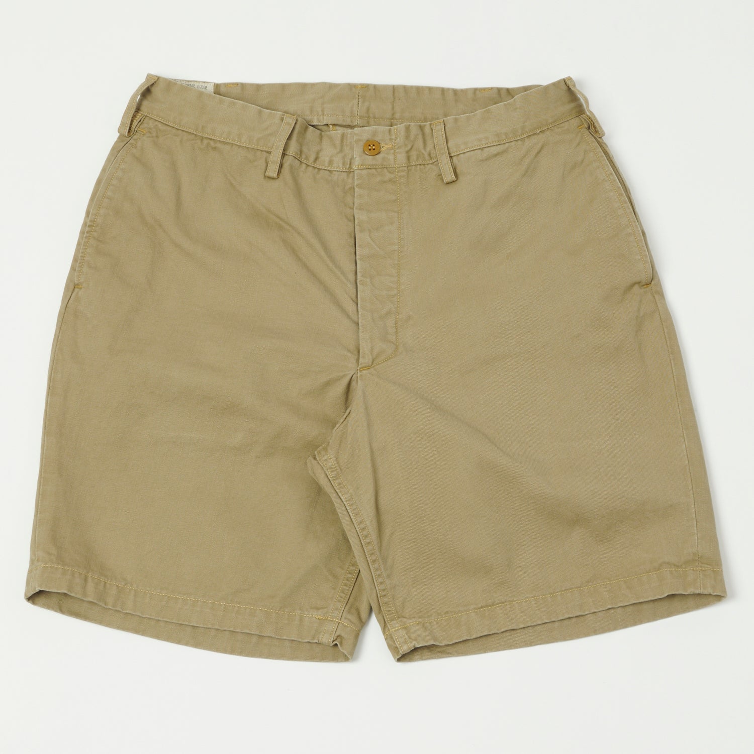 Freewheelers Military Tropical Shorts - Khaki Beige Color - Casual Summer Shorts for Men - Perfect for Outdoor Activities, Beach, and Travel