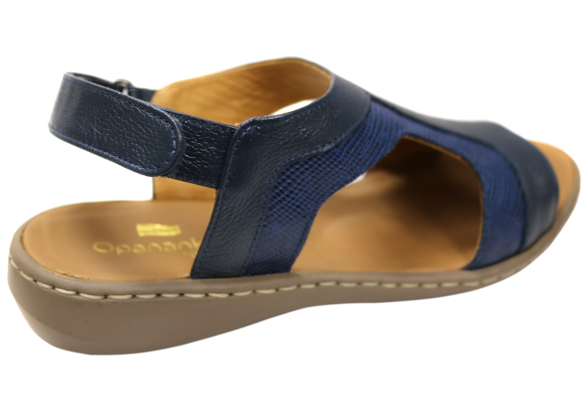 Opananken Dallas Women's Comfortable Brazilian Leather Sandals - Stylish & Supportive Summer Sandals for Walking, Travel & Beach Vacations