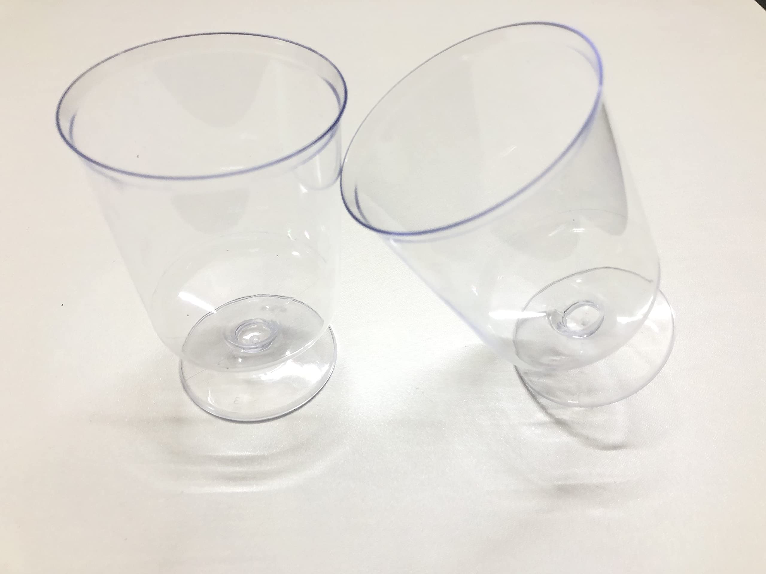 Eco-Friendly Biodegradable Plastic Wine Glasses - 30 Pack (150ml) | Multipurpose Drinking Cups for Wine, Juice, Pudding & Desserts | Food Grade, Dishwasher & Freezer Safe | Perfect for Parties, Picnics & Home Entertaining