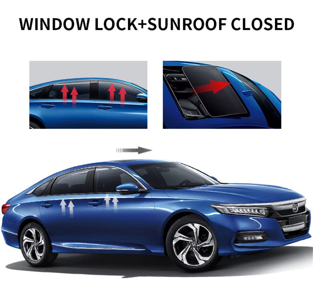 Honda Accord 2018-2023 Car Window & Mirror Control Module Kit - Auto Window Lift, Side Mirror Fold, Sunroof Closer, Speed Door Lock System | Perfect for Daily Commute & Road Trips