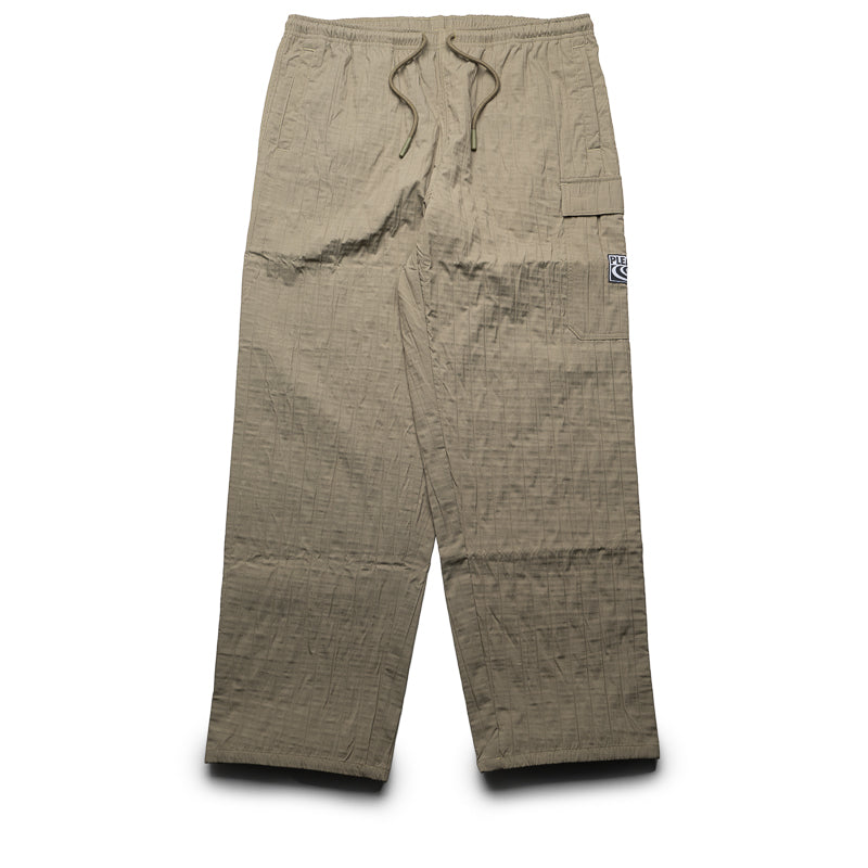 Pleasures Rescue Pleated Cargo Pants for Men & Women | Olive Green Streetwear | Casual & Urban Style for Everyday Wear